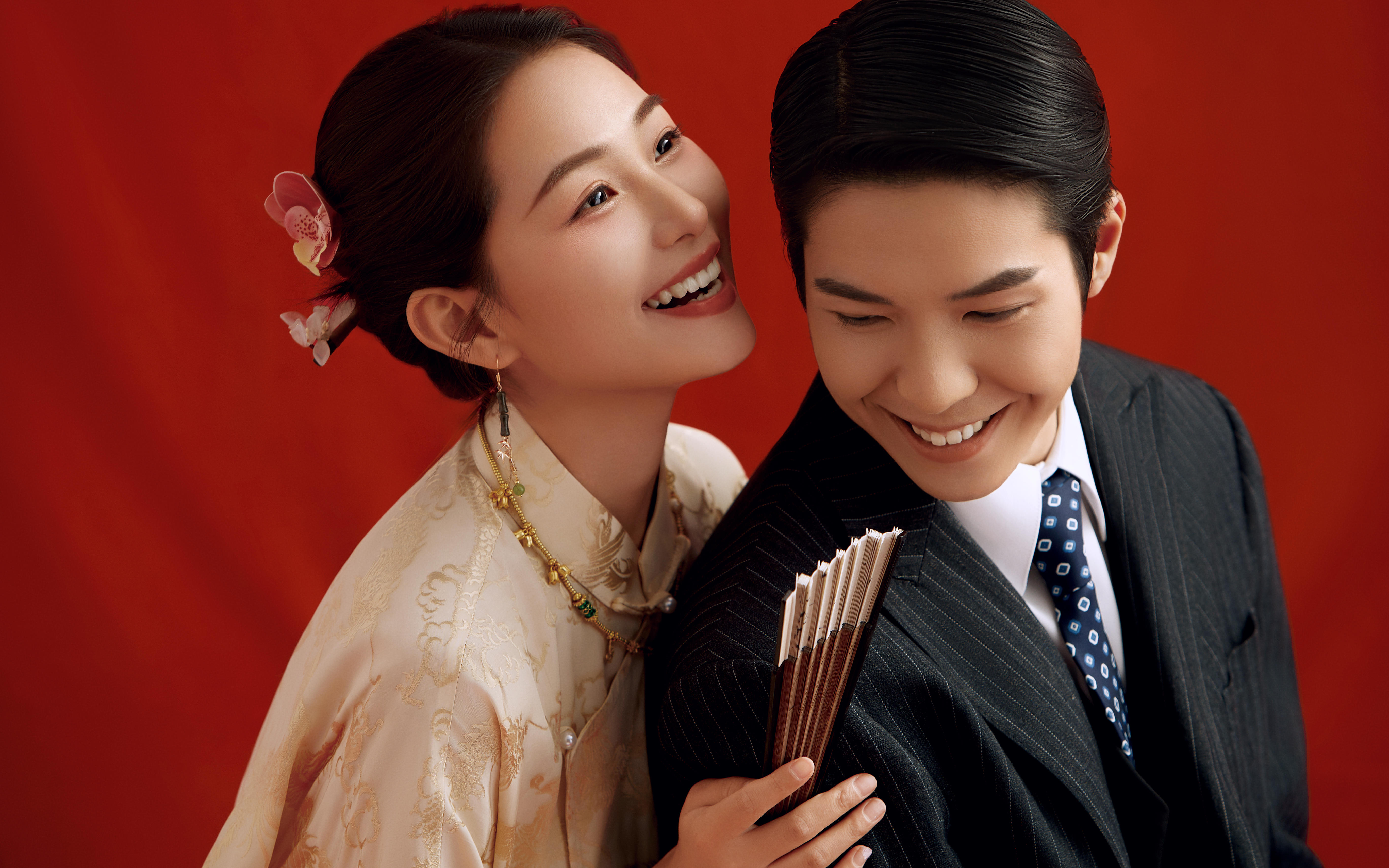 甜到掉牙！超爱我的新中式婚纱照！