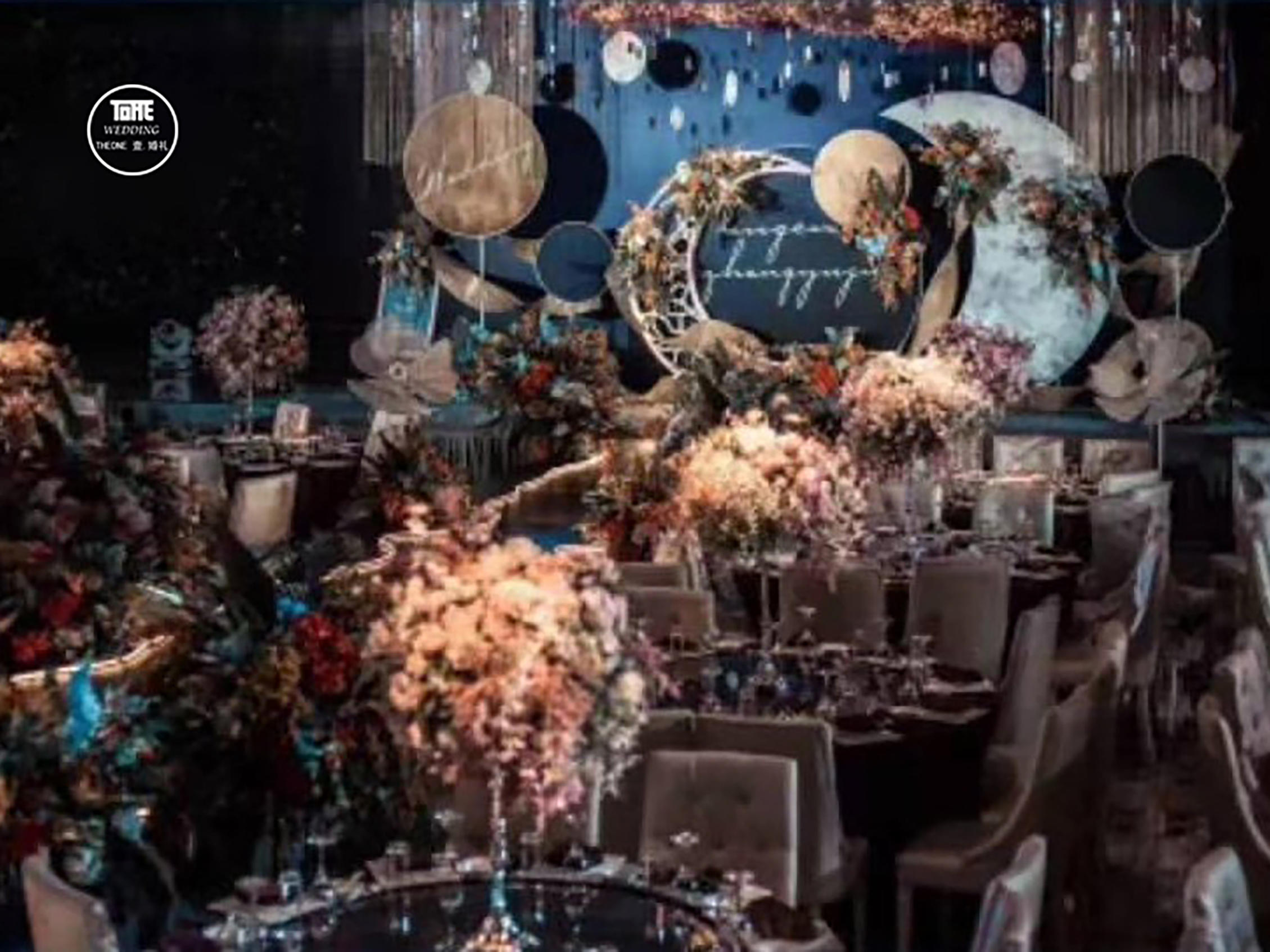 【THEONE壹.婚礼私人定制】橙蓝撞色