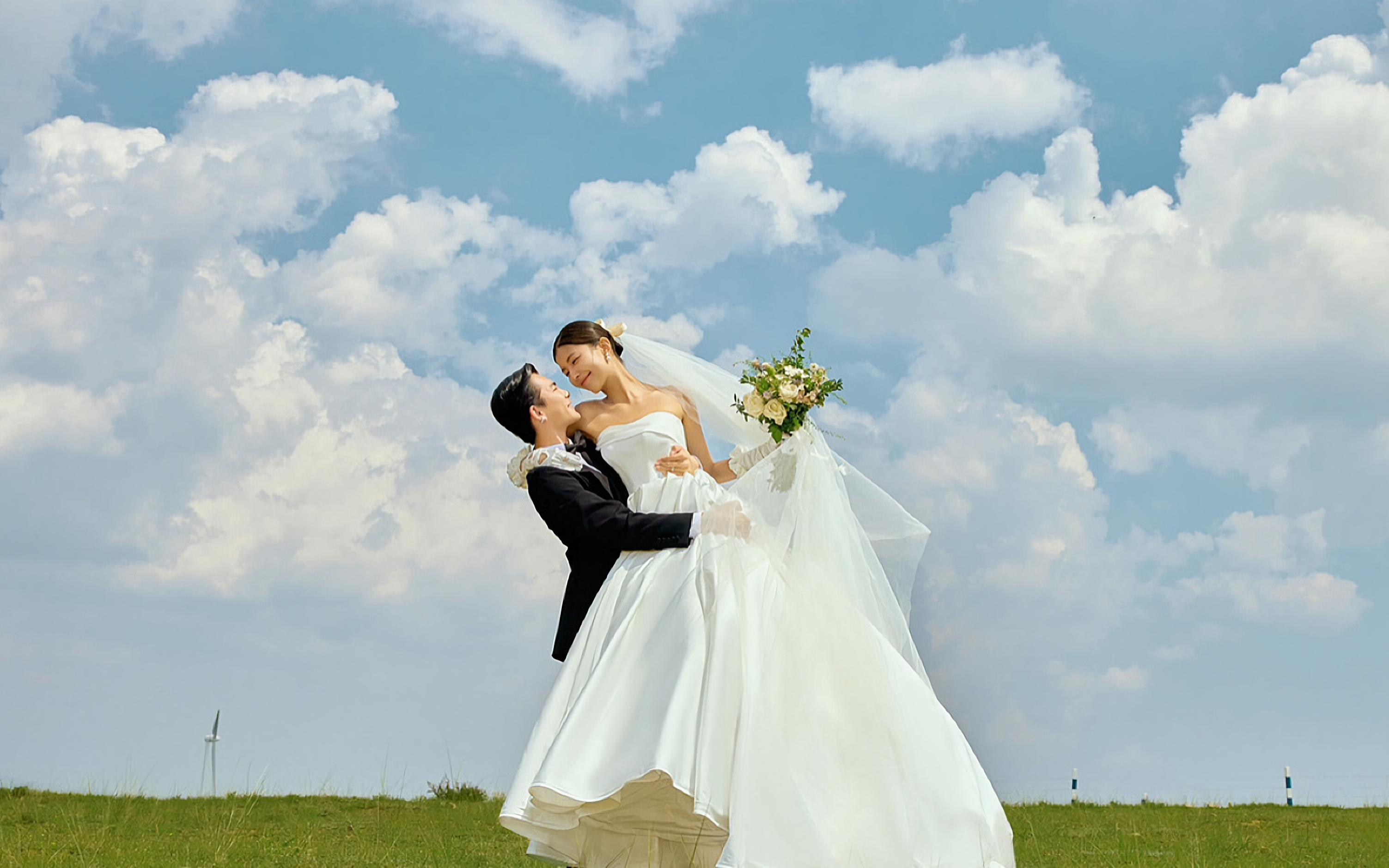 【法式印象】救命！这组风车山婚纱照把浪漫焊死了