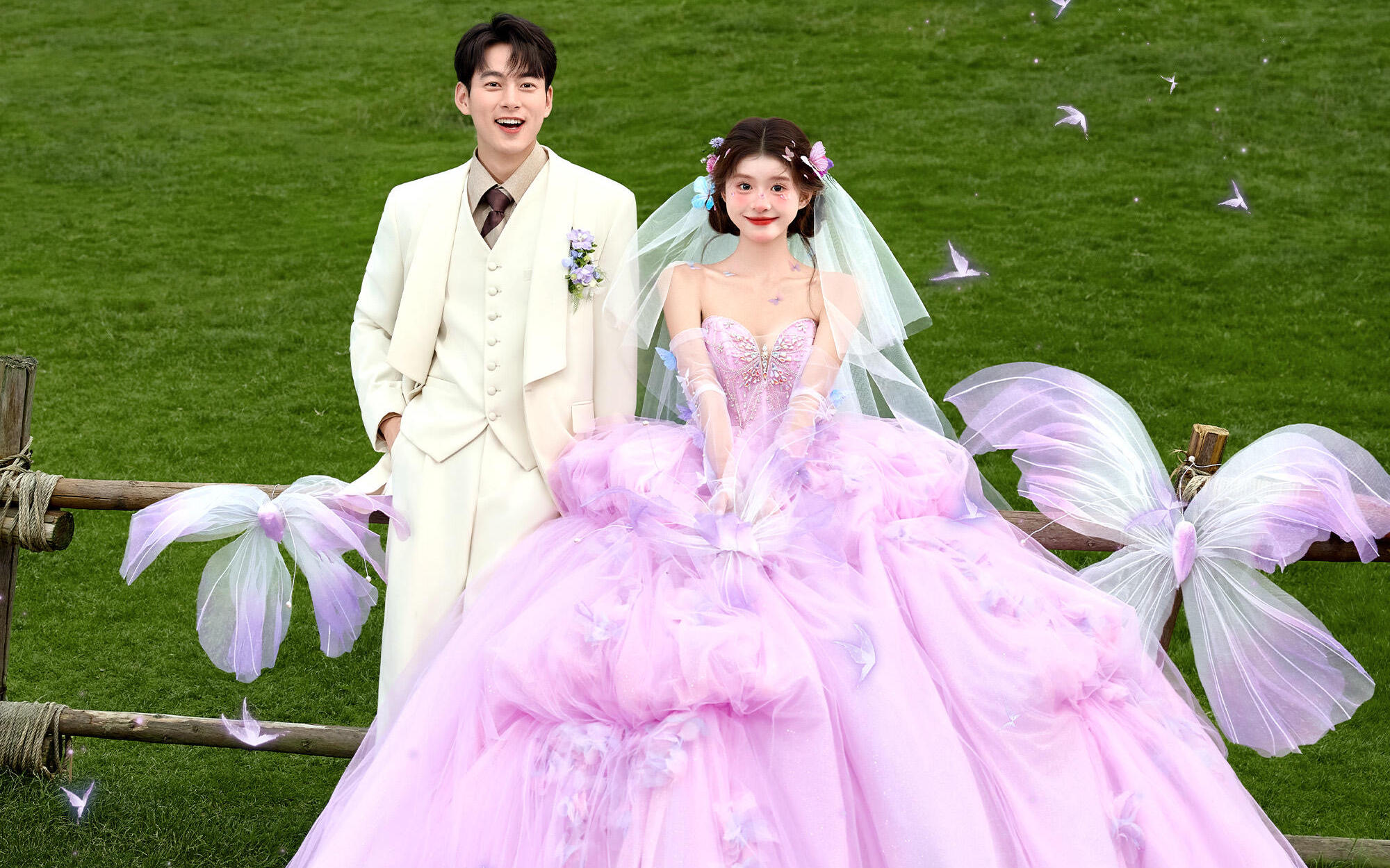 一定要拍的韓系小眾森系婚紗照