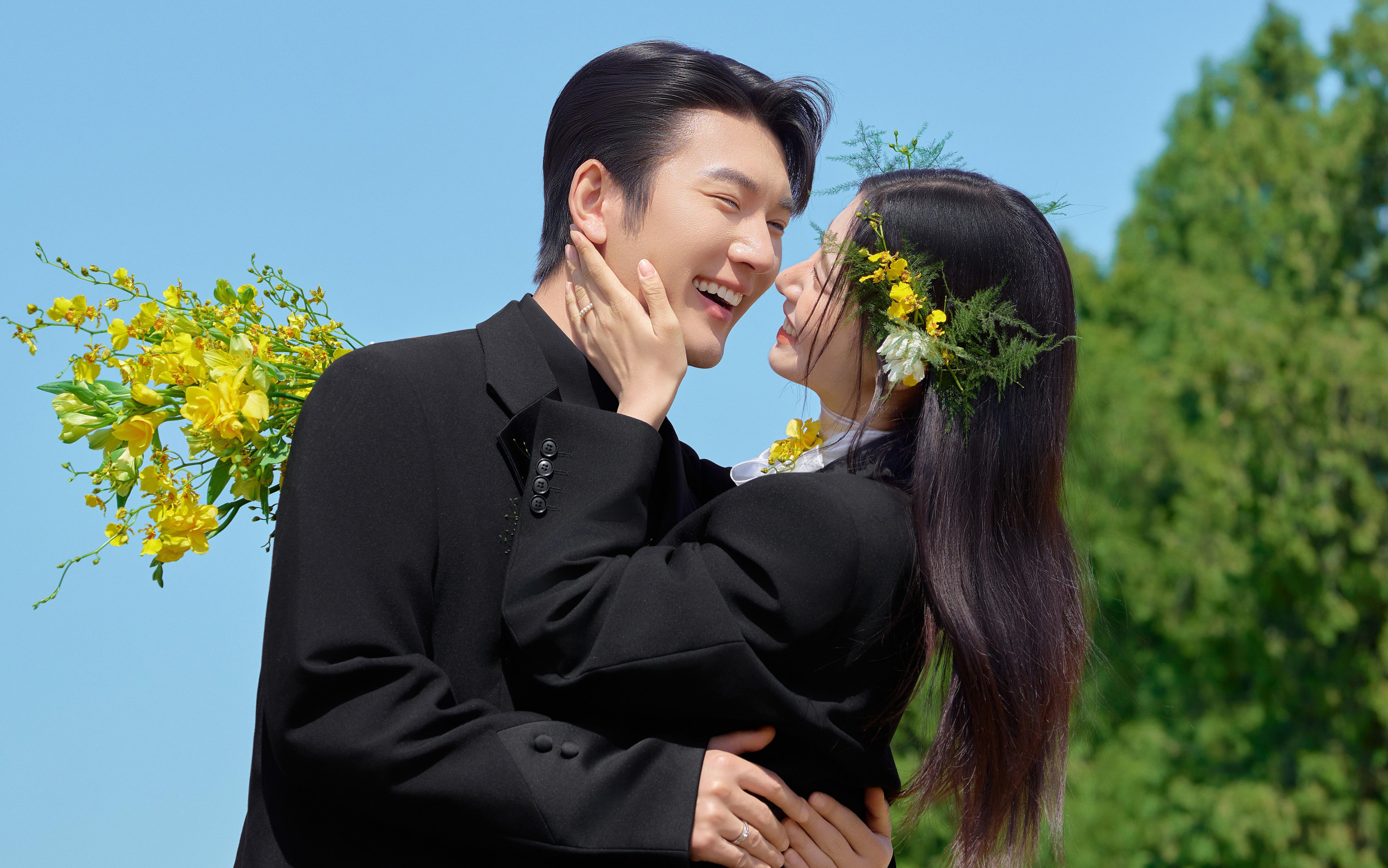 浪漫爱情--清新森系婚纱照