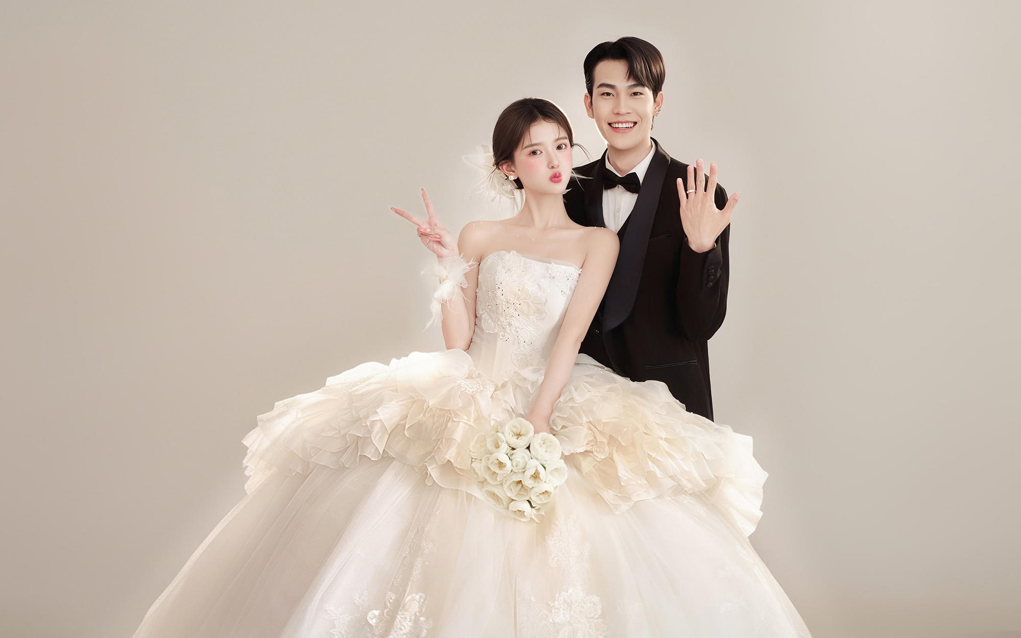 婚纱照安全着陆💖朋友圈点赞到手软