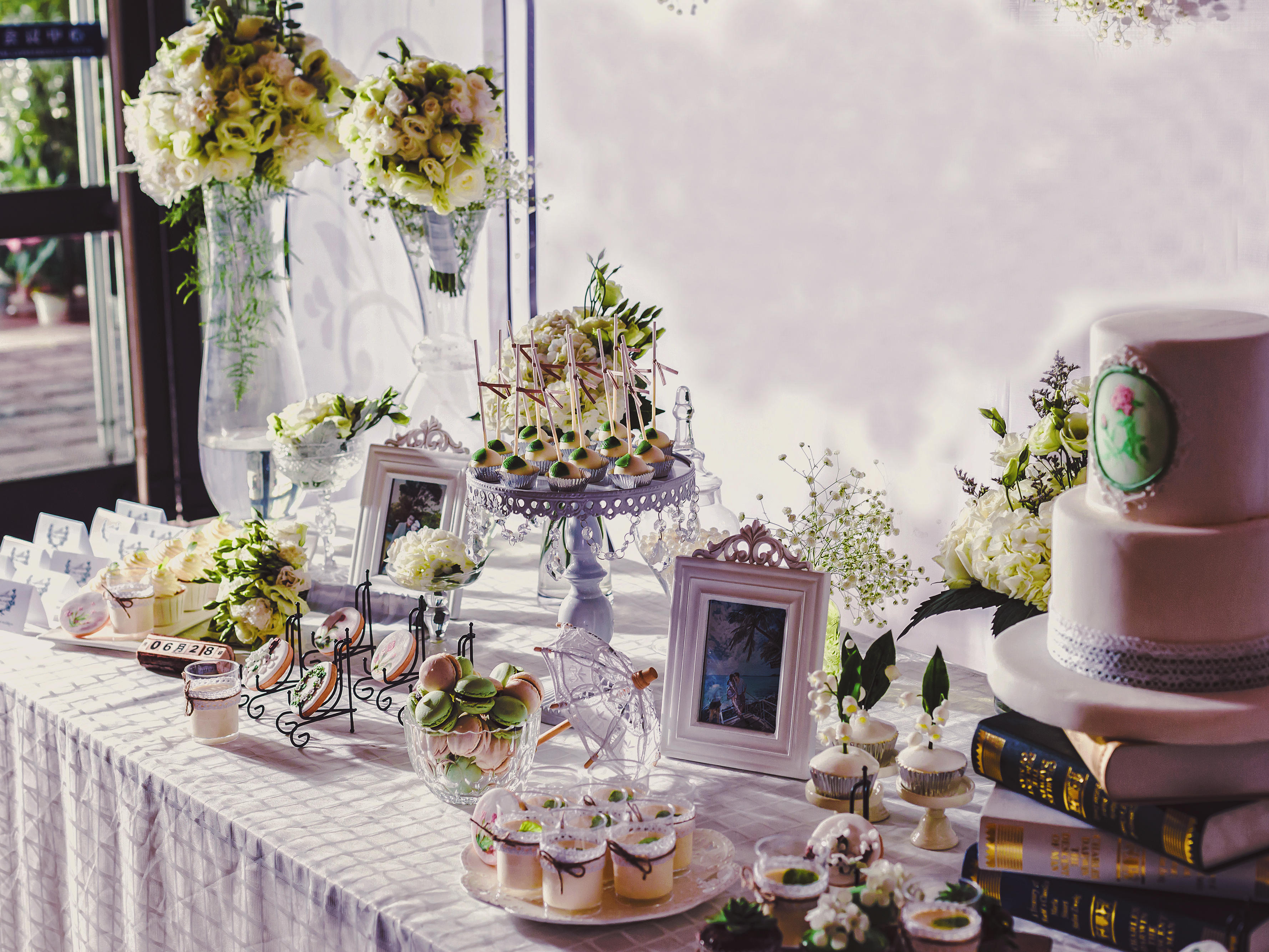 【澳斯汀私人婚礼定制】室内白绿高端