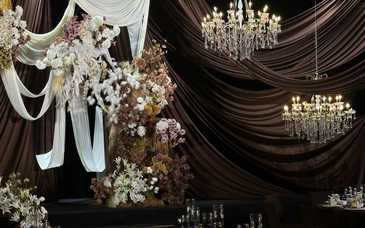 千禧婚礼-🤎「美拉德」高级感布幔婚礼 