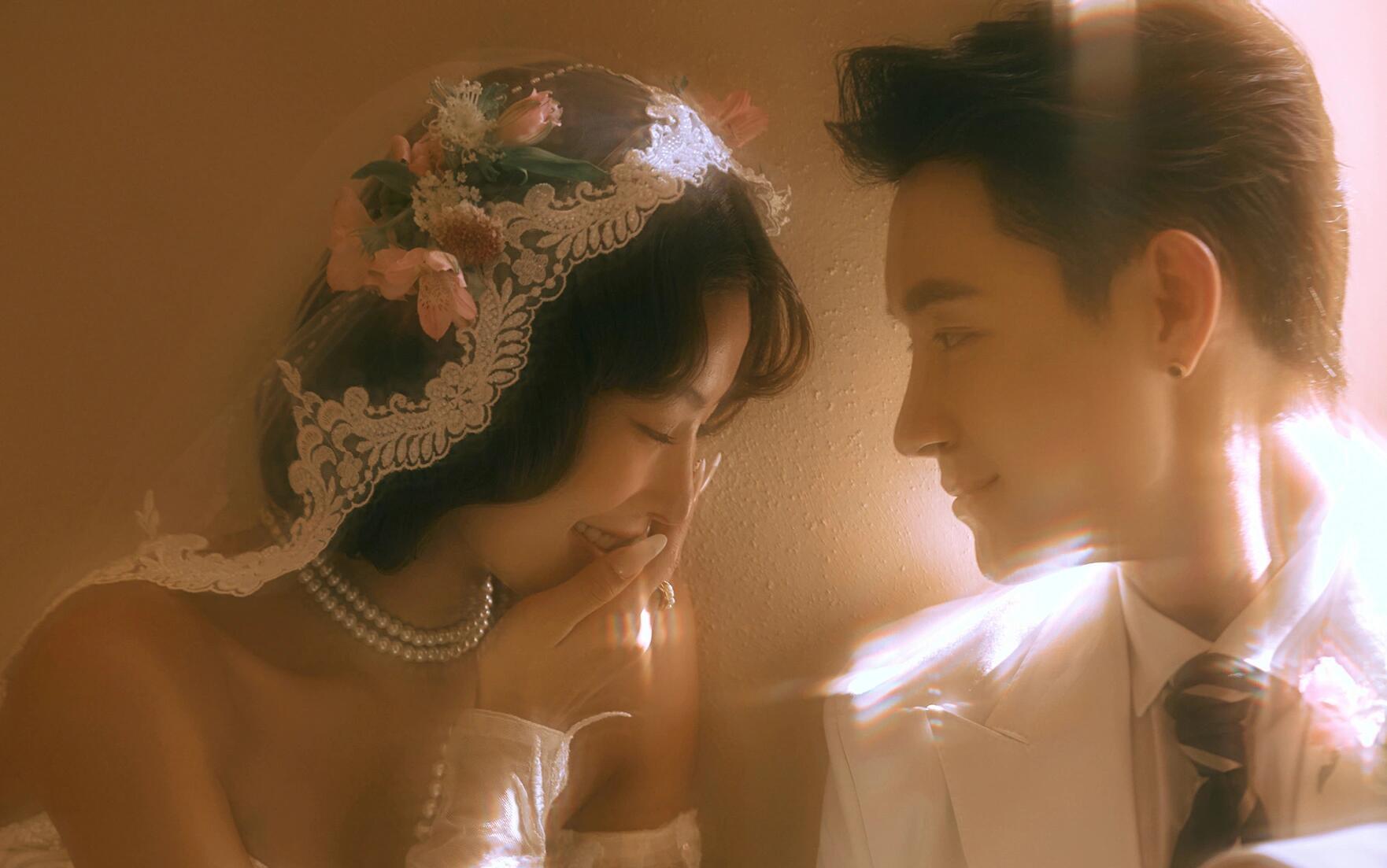 无法抗拒的法式复古婚纱照&完全被美到