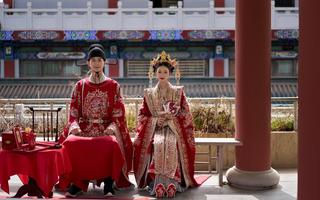 普通女孩也能驾驭的中式婚纱照