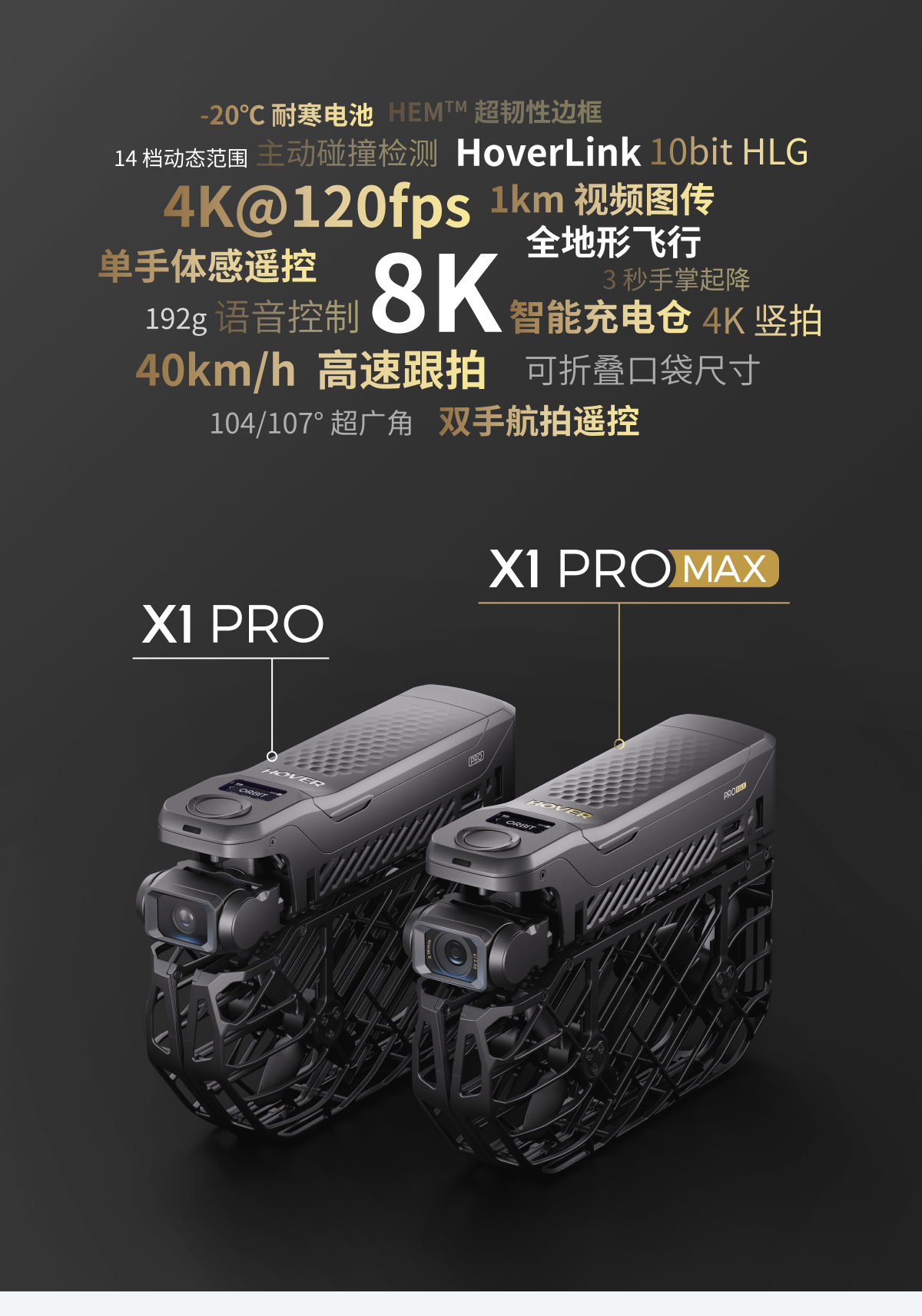 【活动期间送雨伞】哈浮飞行相机 X1 PRO|PROMAX 无人机接亲户外婚礼跟拍