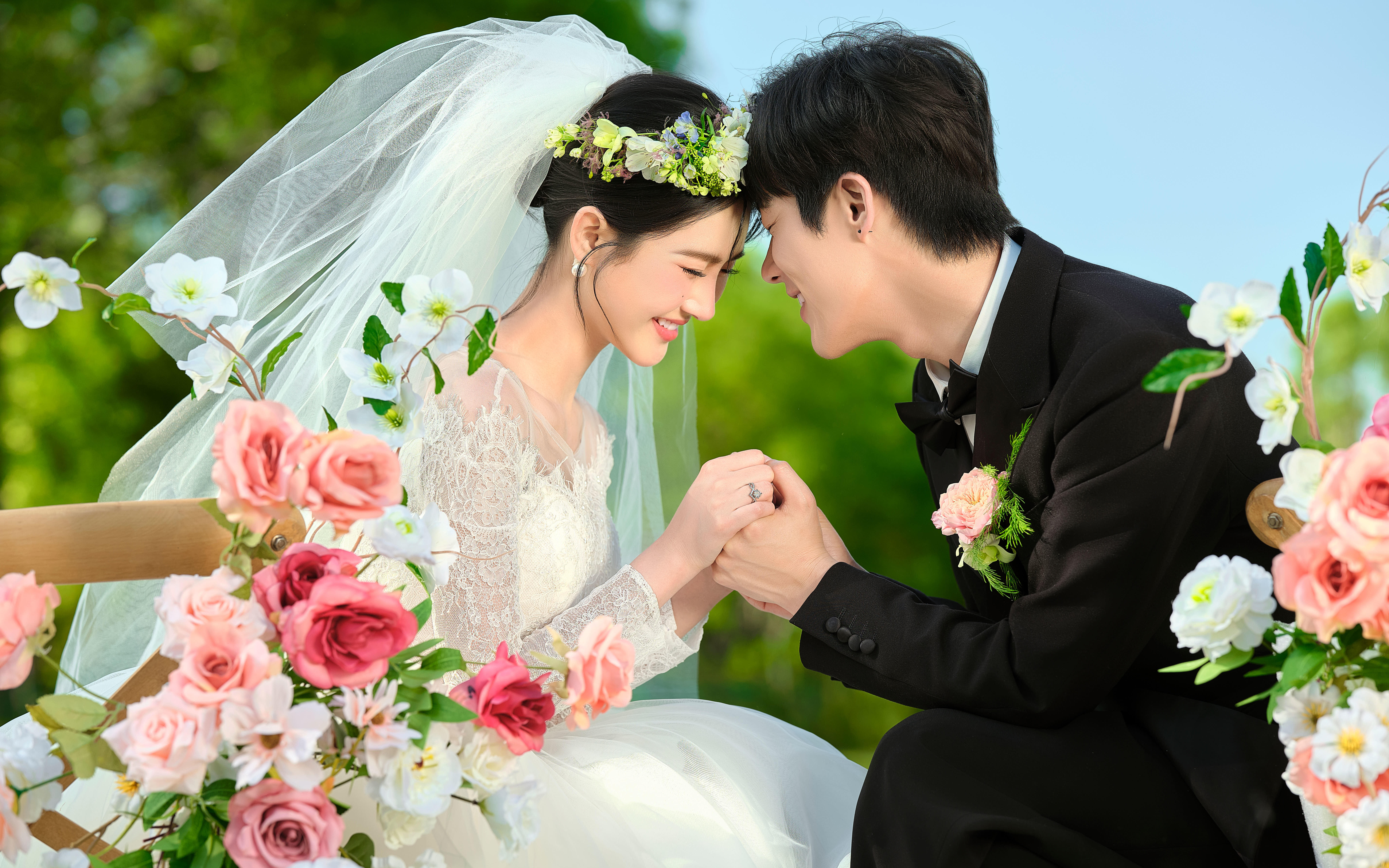 森系草坪婚紗照??與秋日的溫柔撞個滿懷