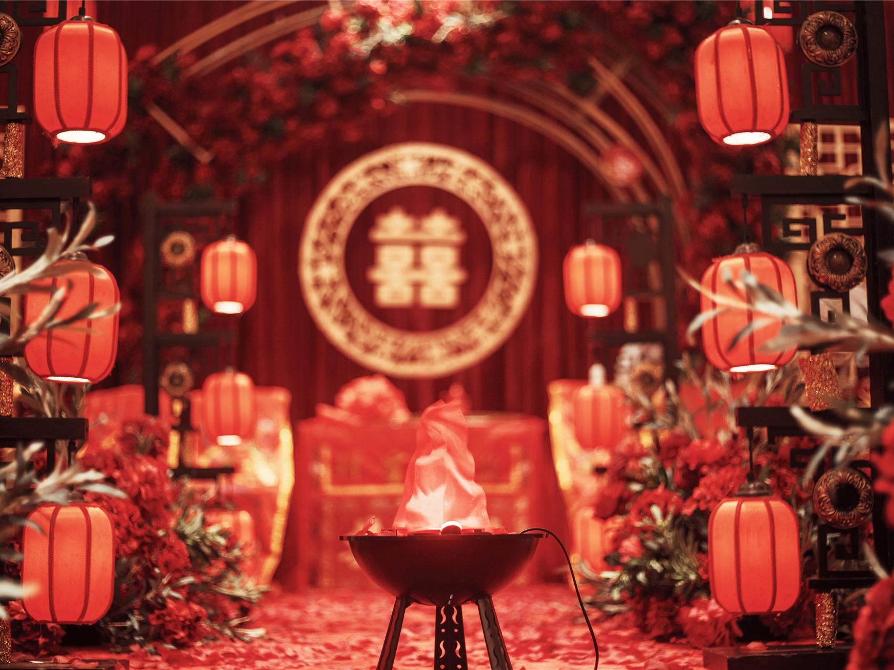 【春季特惠】中式传统婚礼 包中式服装，中式道具