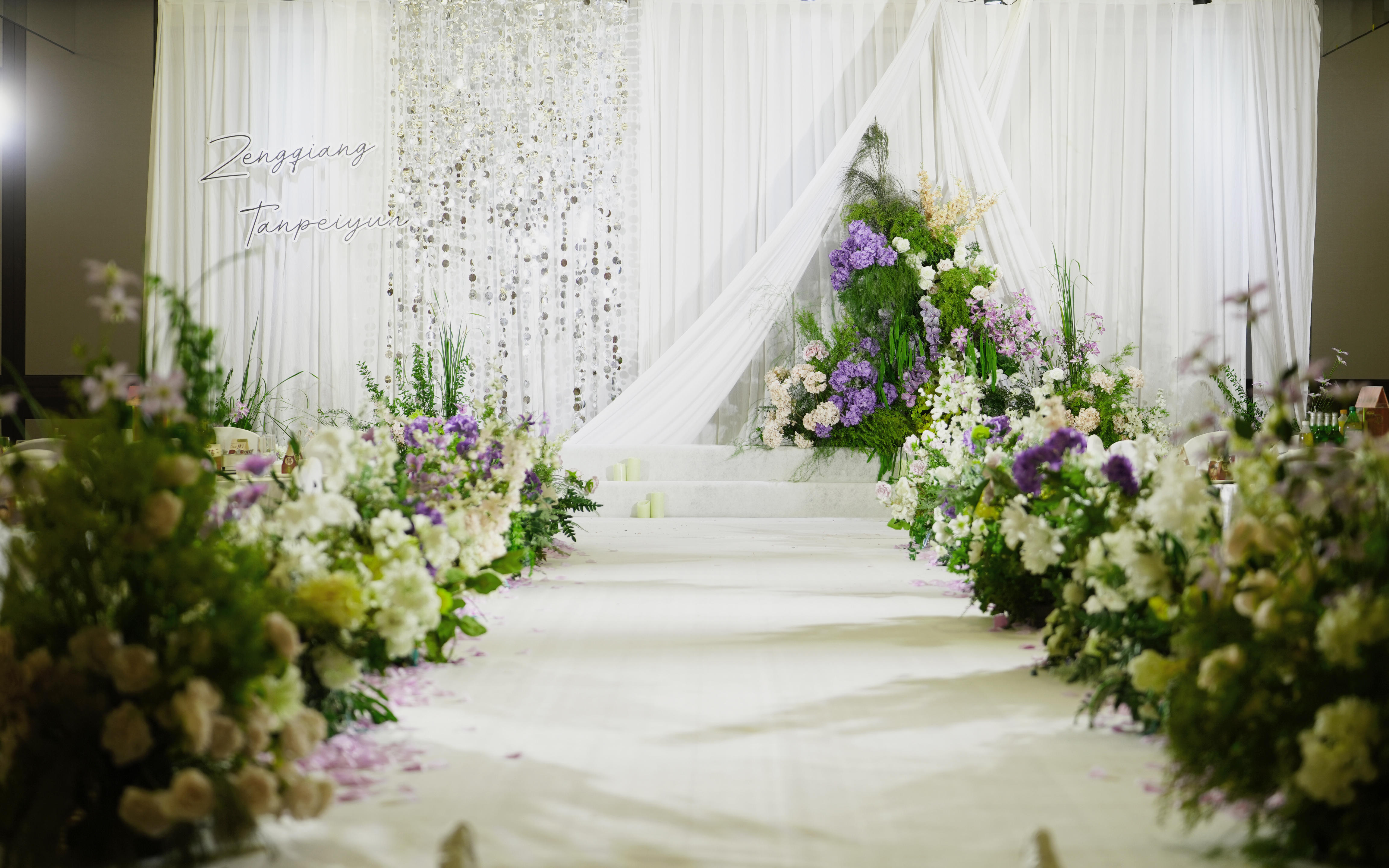 溫柔與浪漫的布幔韓系婚禮丨簡(jiǎn)約韓系主題