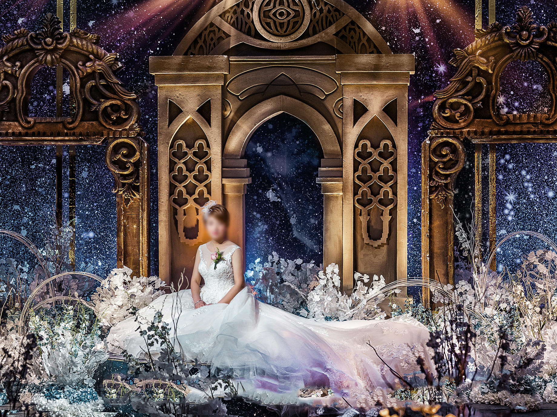 2019热门蓝金色欧式婚礼