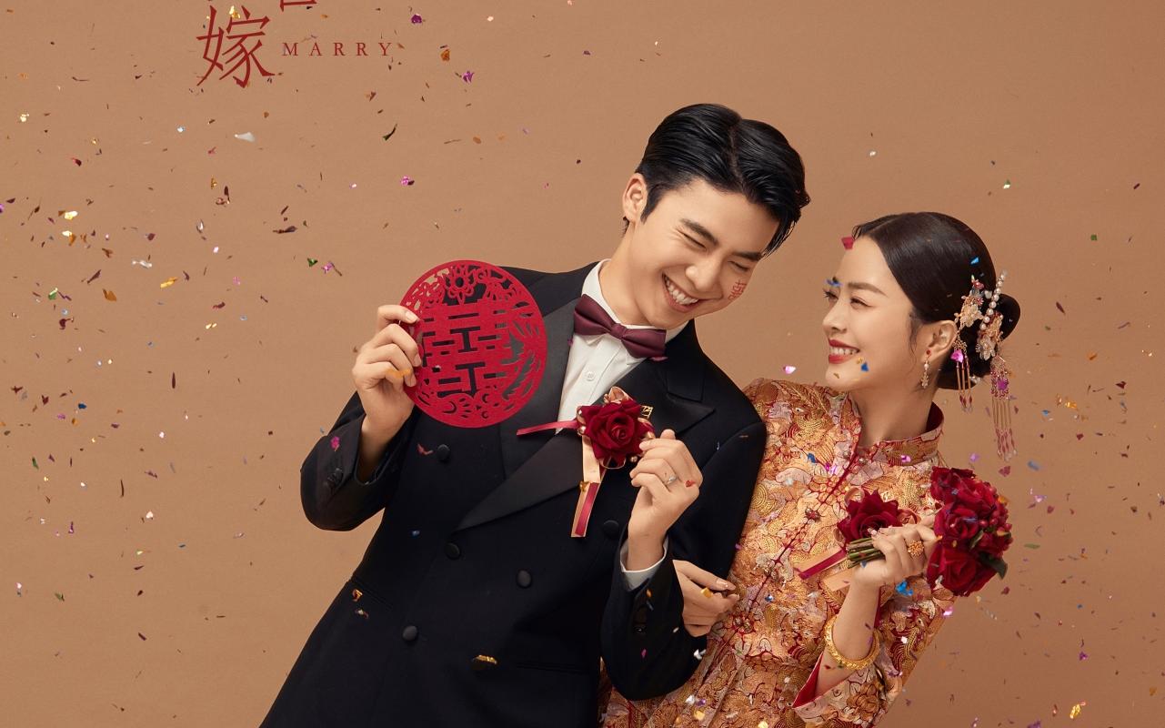 第一眼就爱上的新中式秀禾婚纱照❣️