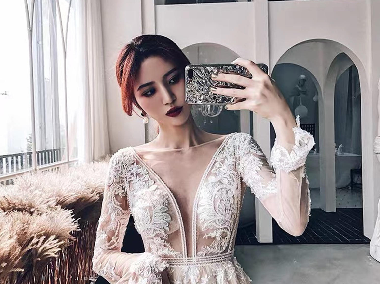 【超值租赁】长拖尾婚纱租赁套系  沙河妠澜礼服馆