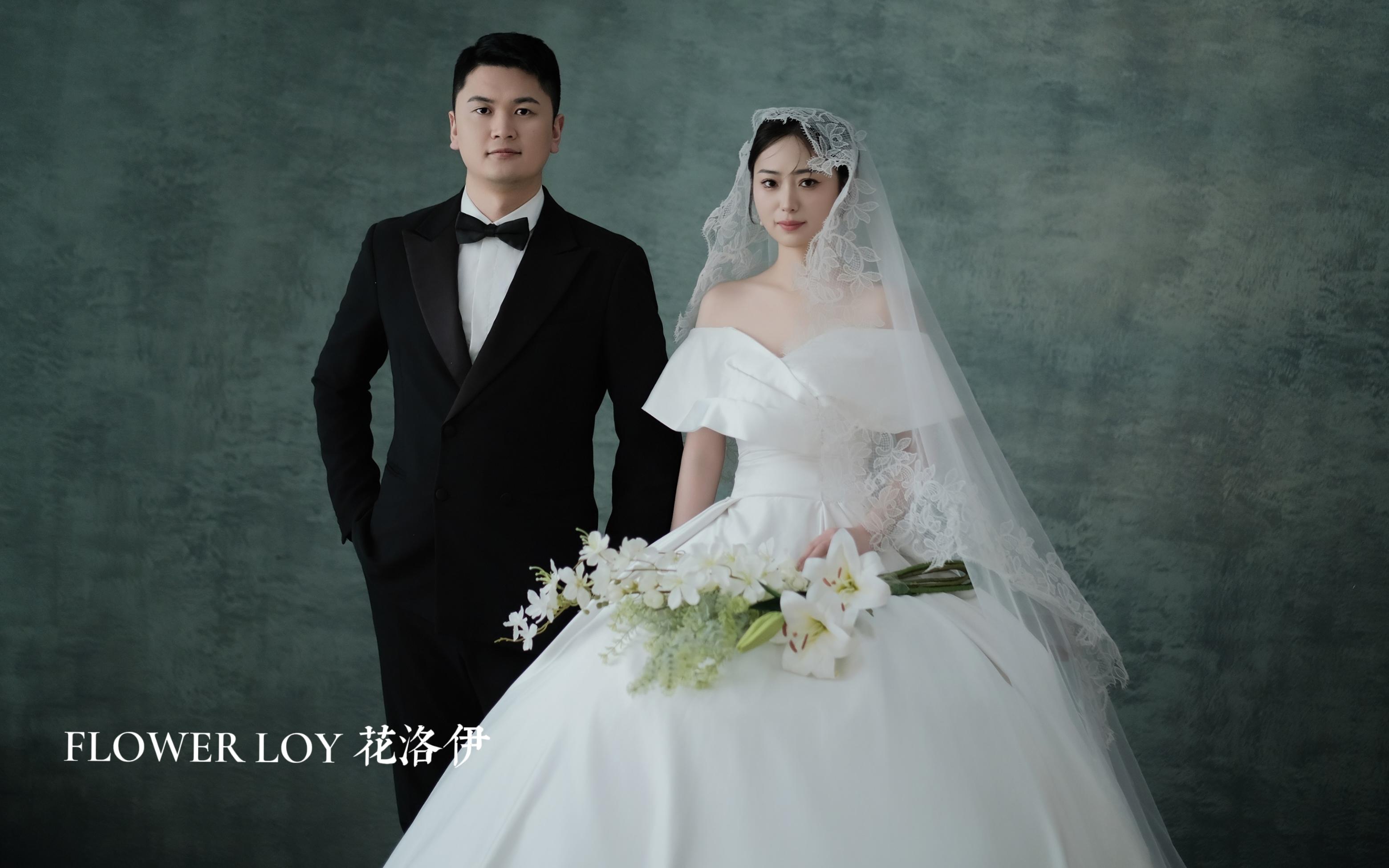 【客片欣赏】法式复古搭配蕾丝婚纱真的绝了