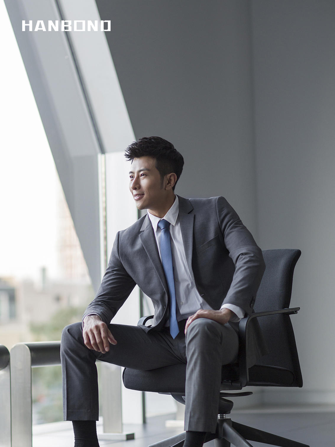 【匠心定制】韩版会议婚礼休闲新郎西服四件套 