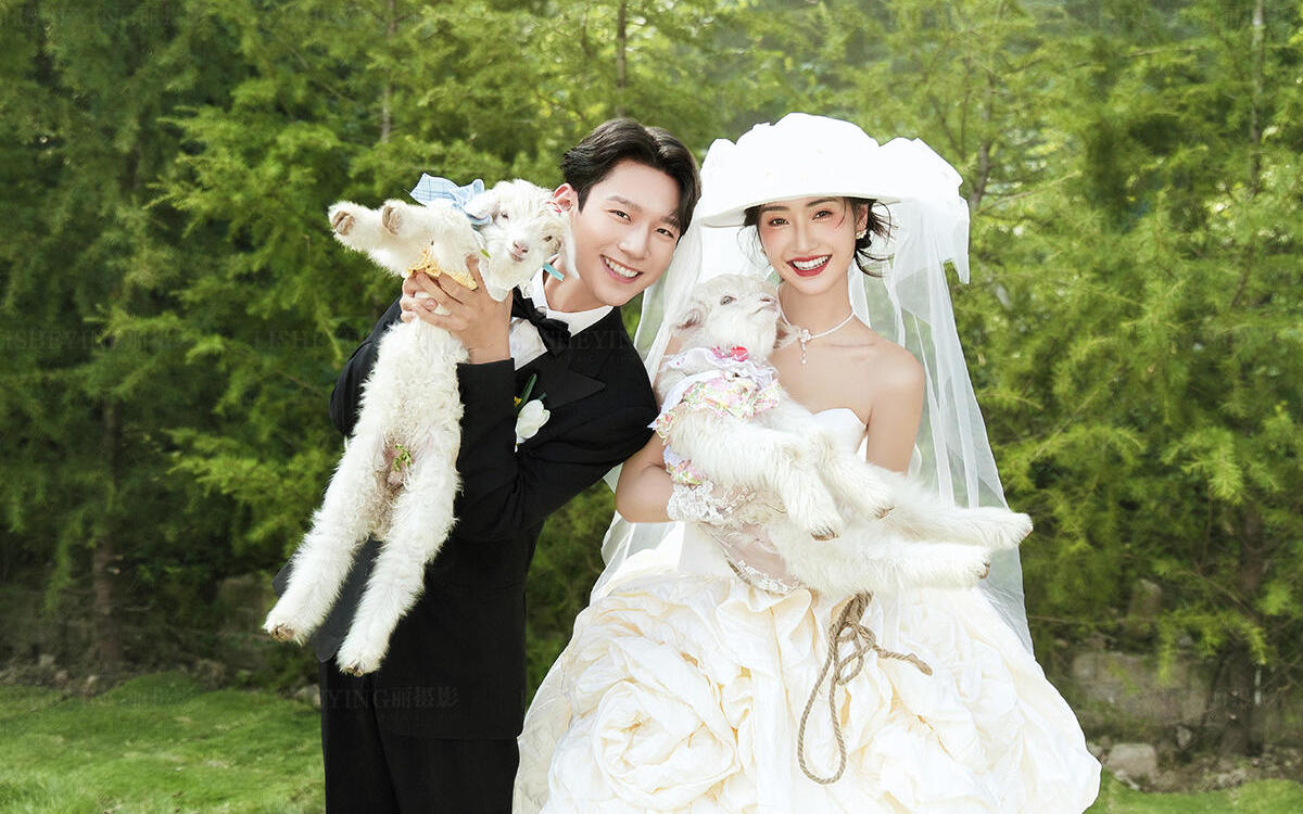 【曬一曬我的森系草坪婚紗照】