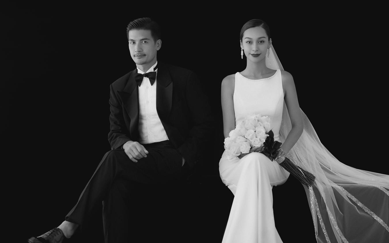 北岛视觉 / 黑白纪实室内婚纱照