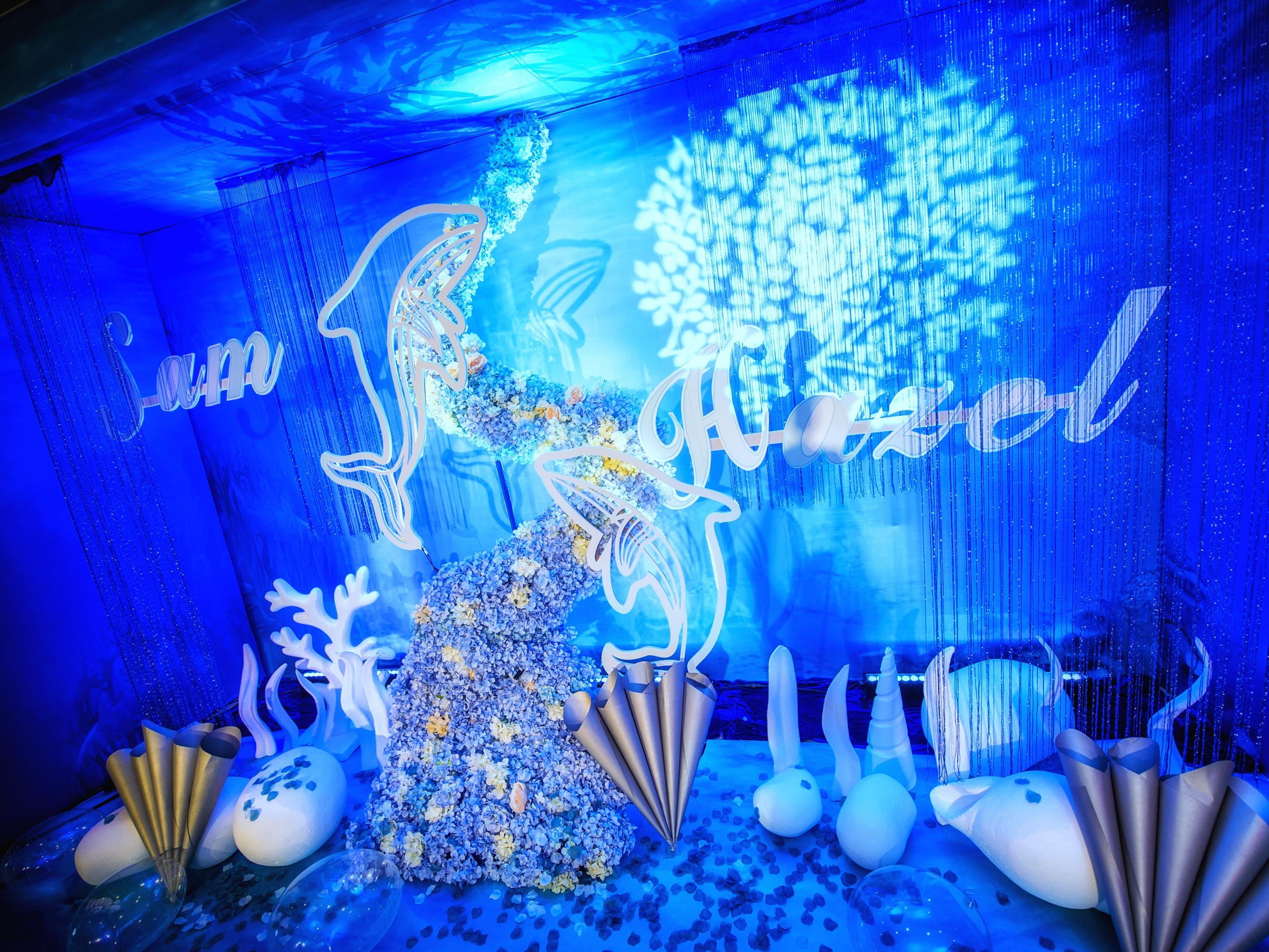 「小海洋风」低预算也能做唯美海洋效果婚礼