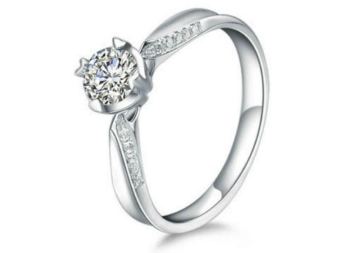 白18K金钻石女戒（皇家礼赞系列）