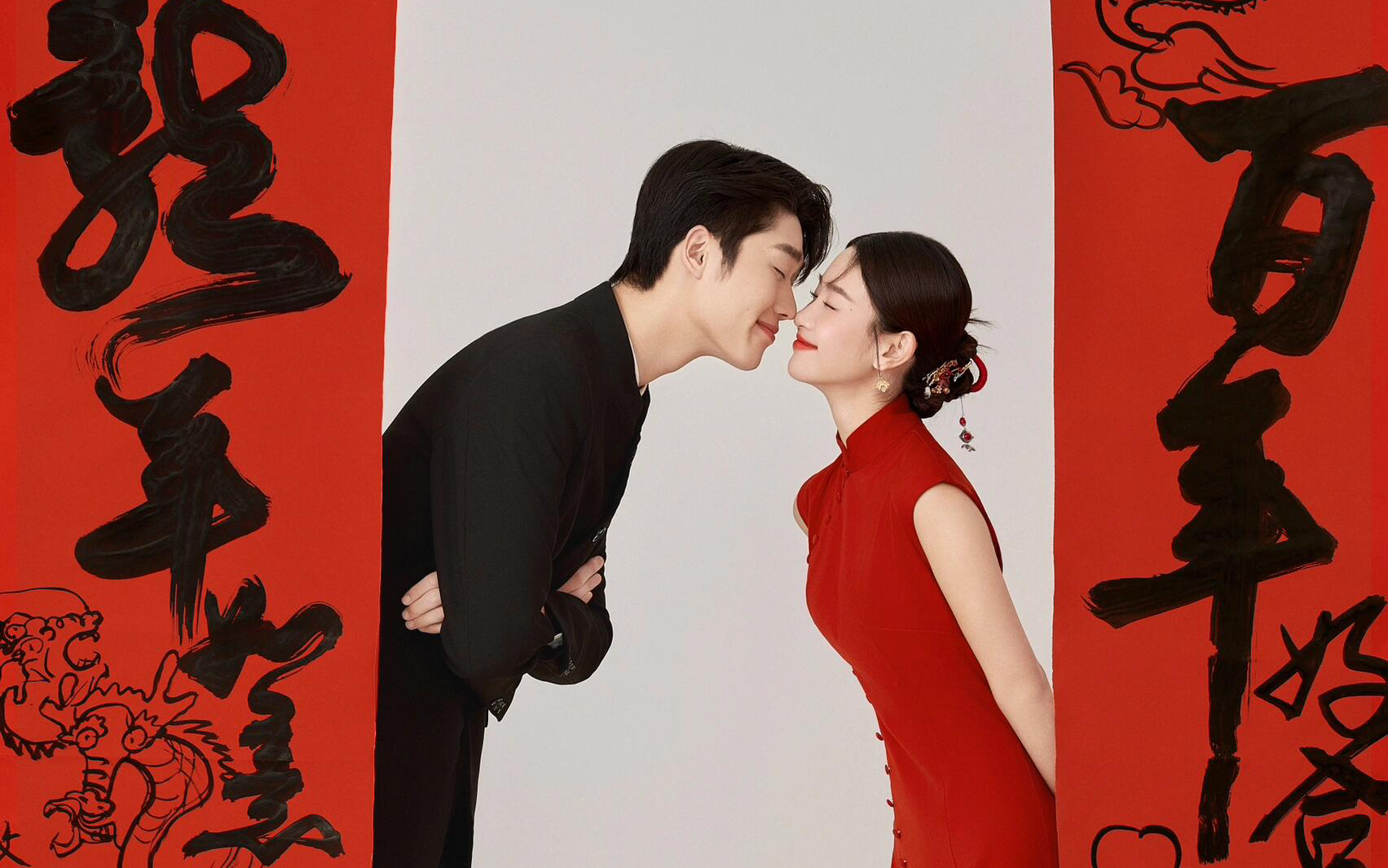 复古又新颖的新中式喜嫁风格 