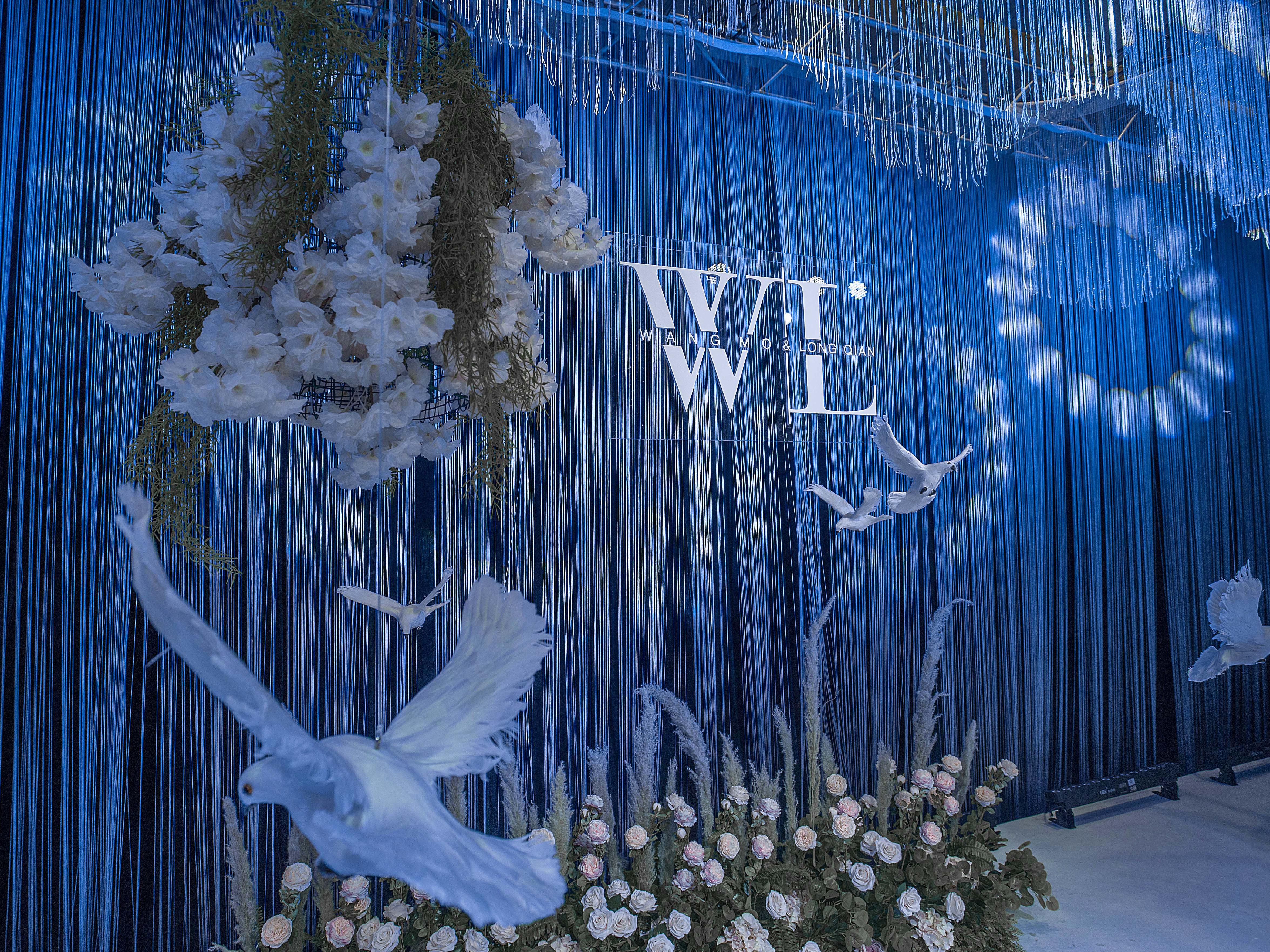 【亿爱私人订制】深蓝简约现代海洋风婚礼