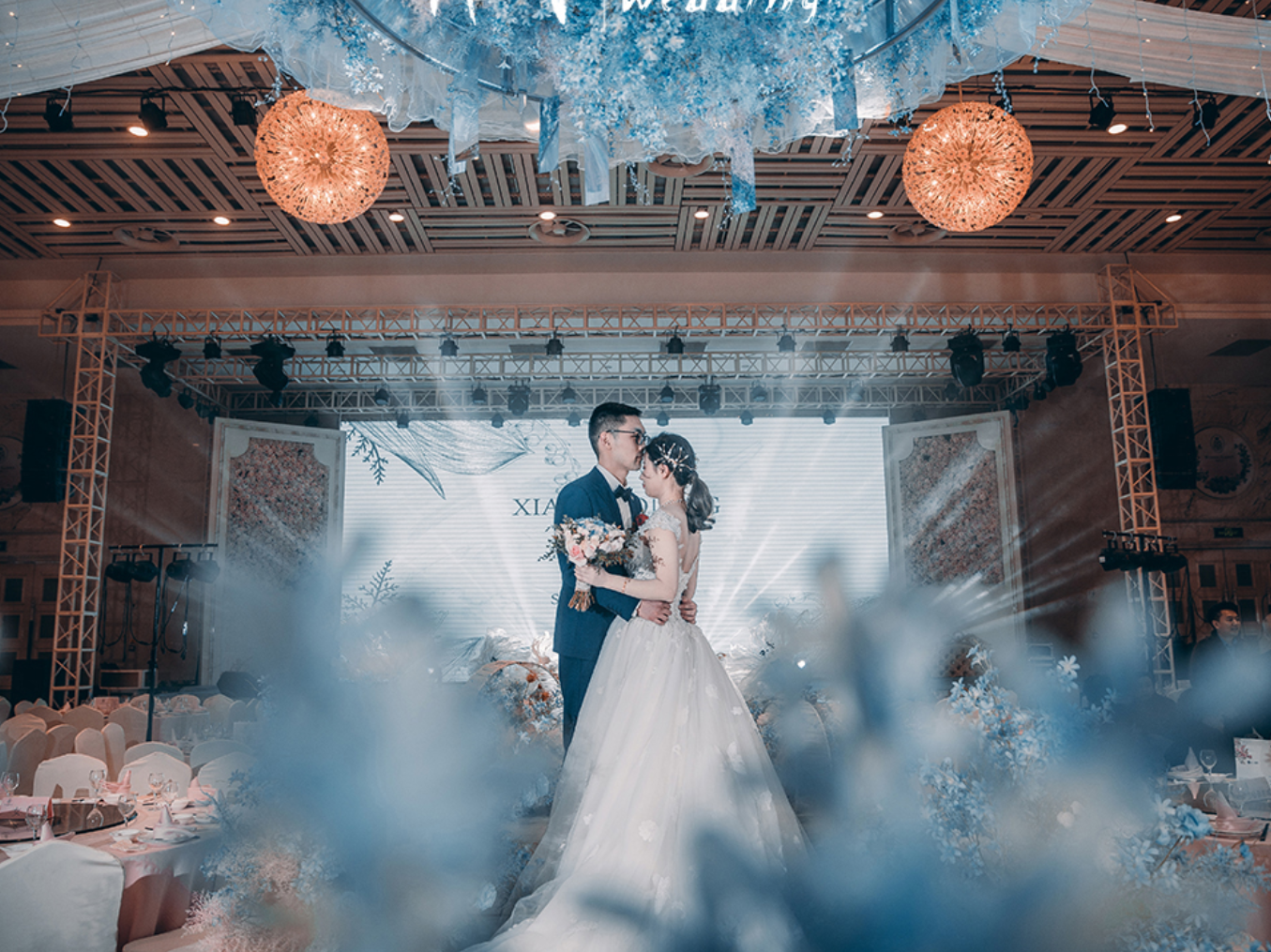 【爱兰婷婚礼】  雾霾蓝色