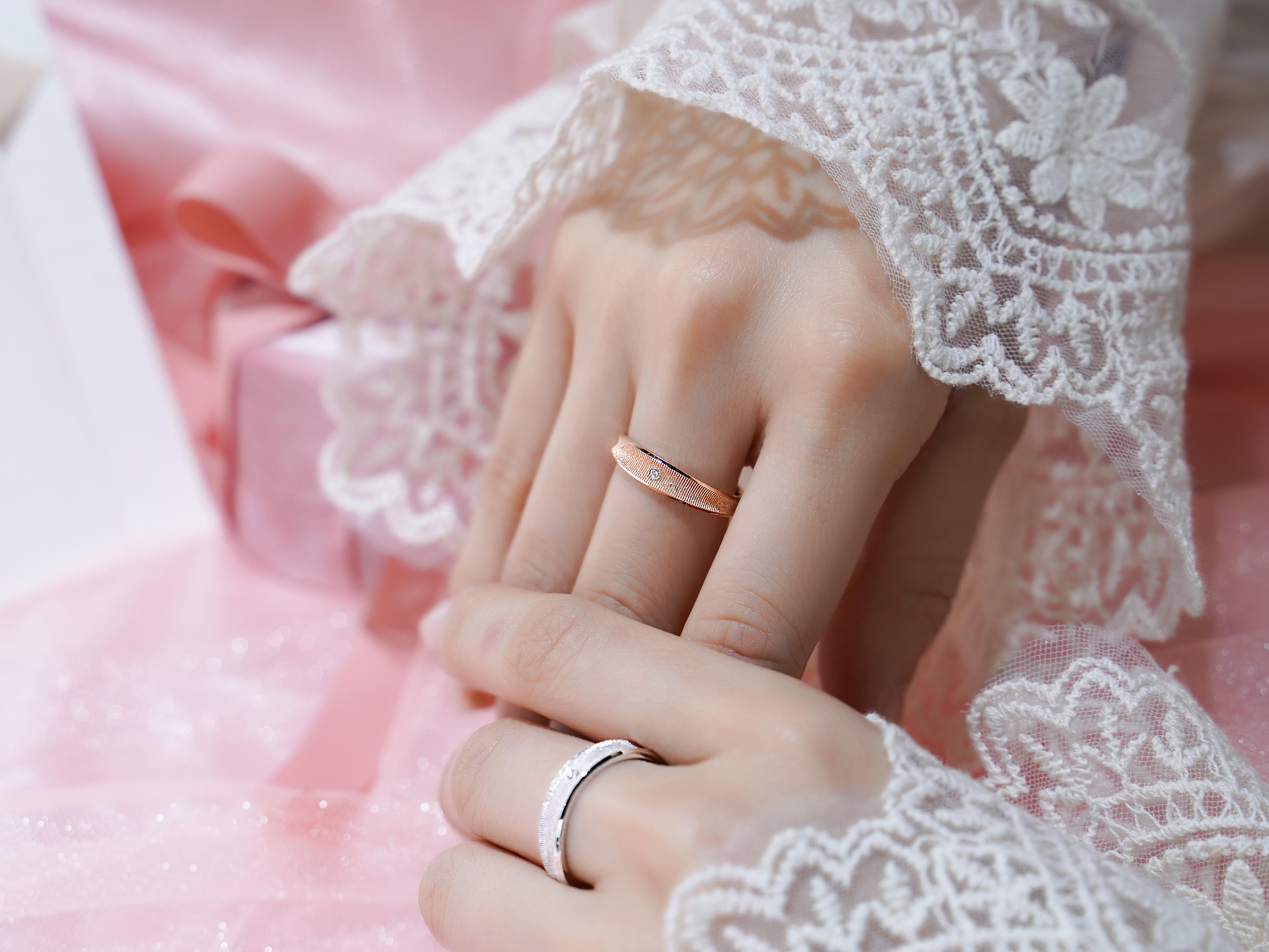 狐狸的夏天珠宝「时空」设计款求婚对戒