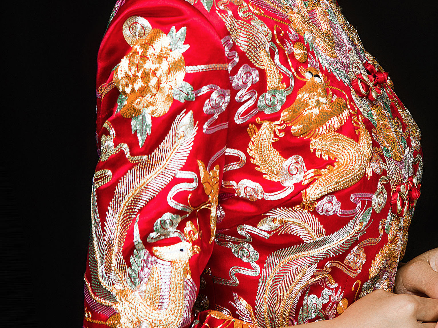 【传承租赁】龙凤呈祥传统中式纯手绣龙凤褂