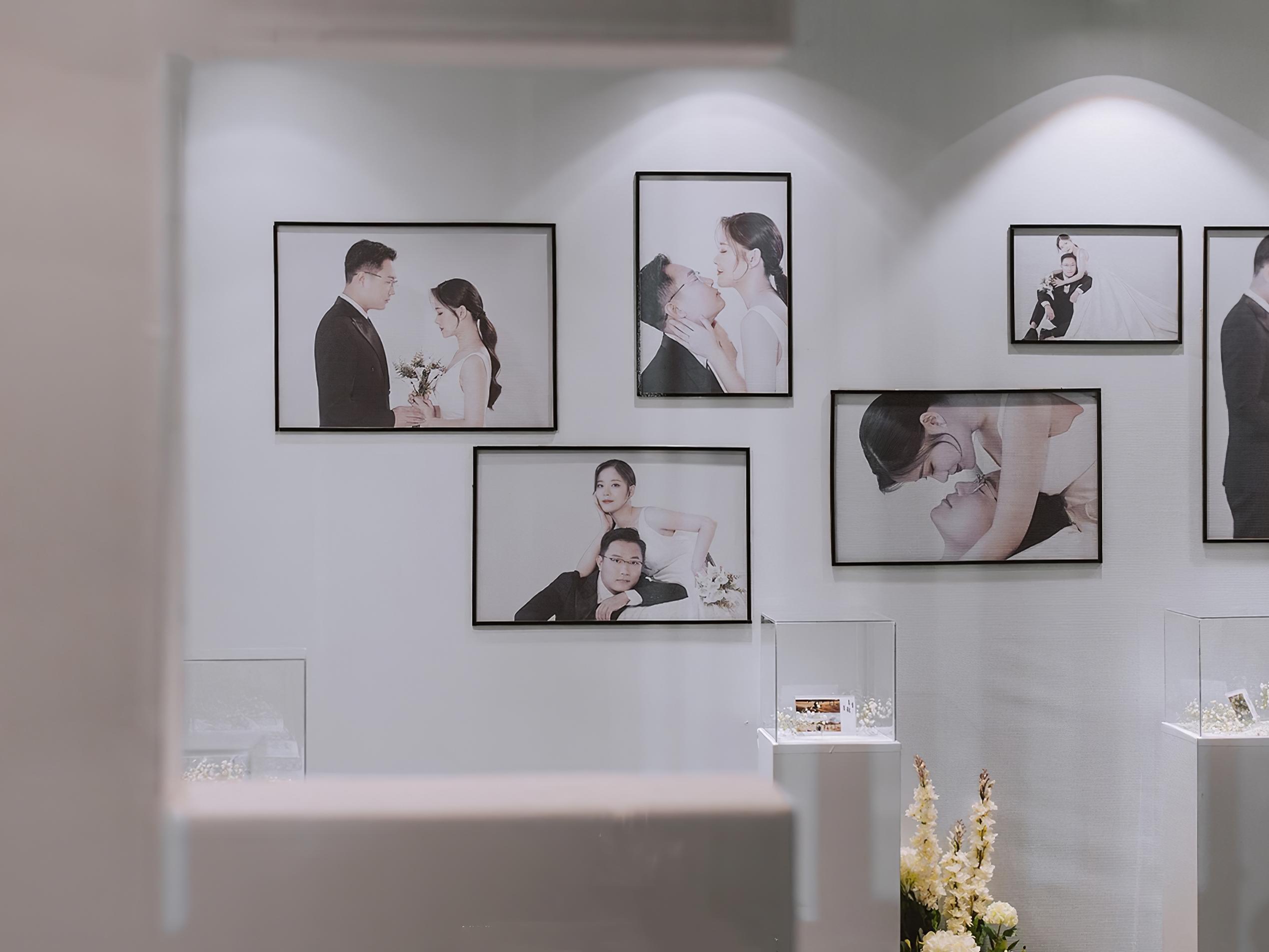 【屿霖婚策】白绿色系全鲜花韩式风