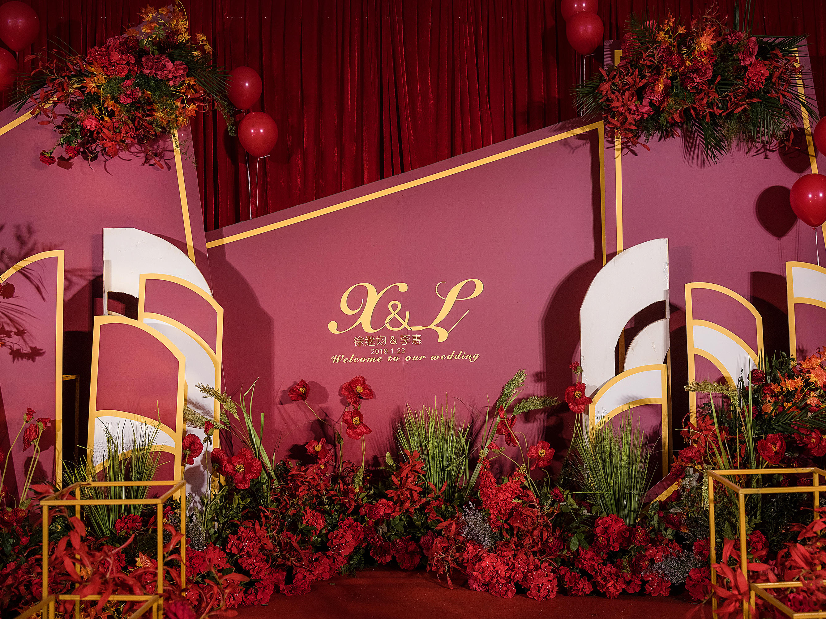 「时•光」酒红轻奢 | 小预算婚礼