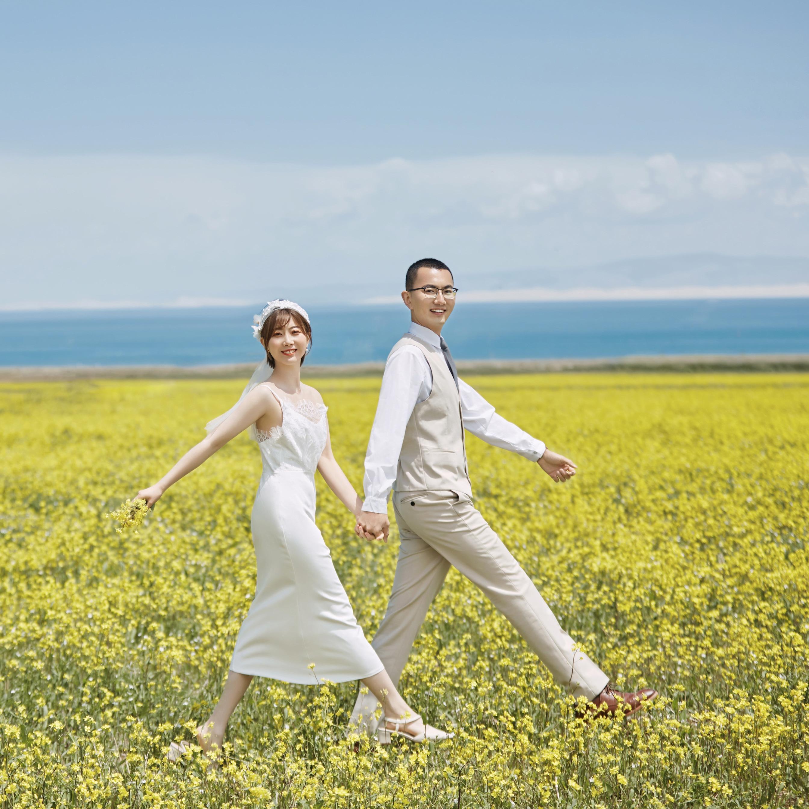 青海湖+茶卡鹽湖10服 旅游拍攝（底片全送）