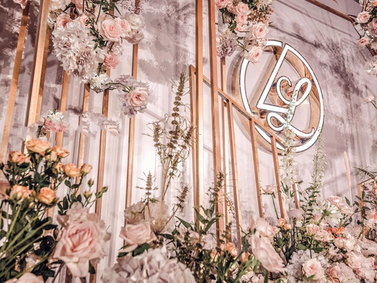 2021超值香槟色主题婚礼布置策划（含四大金刚）