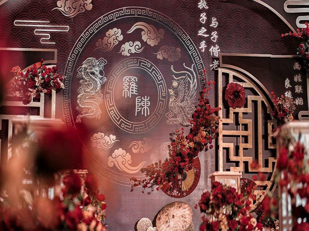 《囍爱》新中式婚礼包含四大金刚摄影摄像双机位