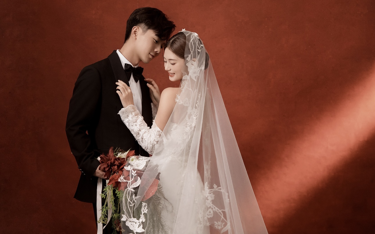 法式风格婚纱照