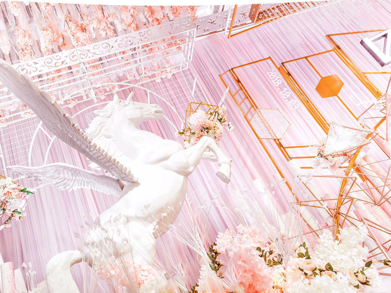 【公主粉】粉色温馨浪漫可爱主题婚礼