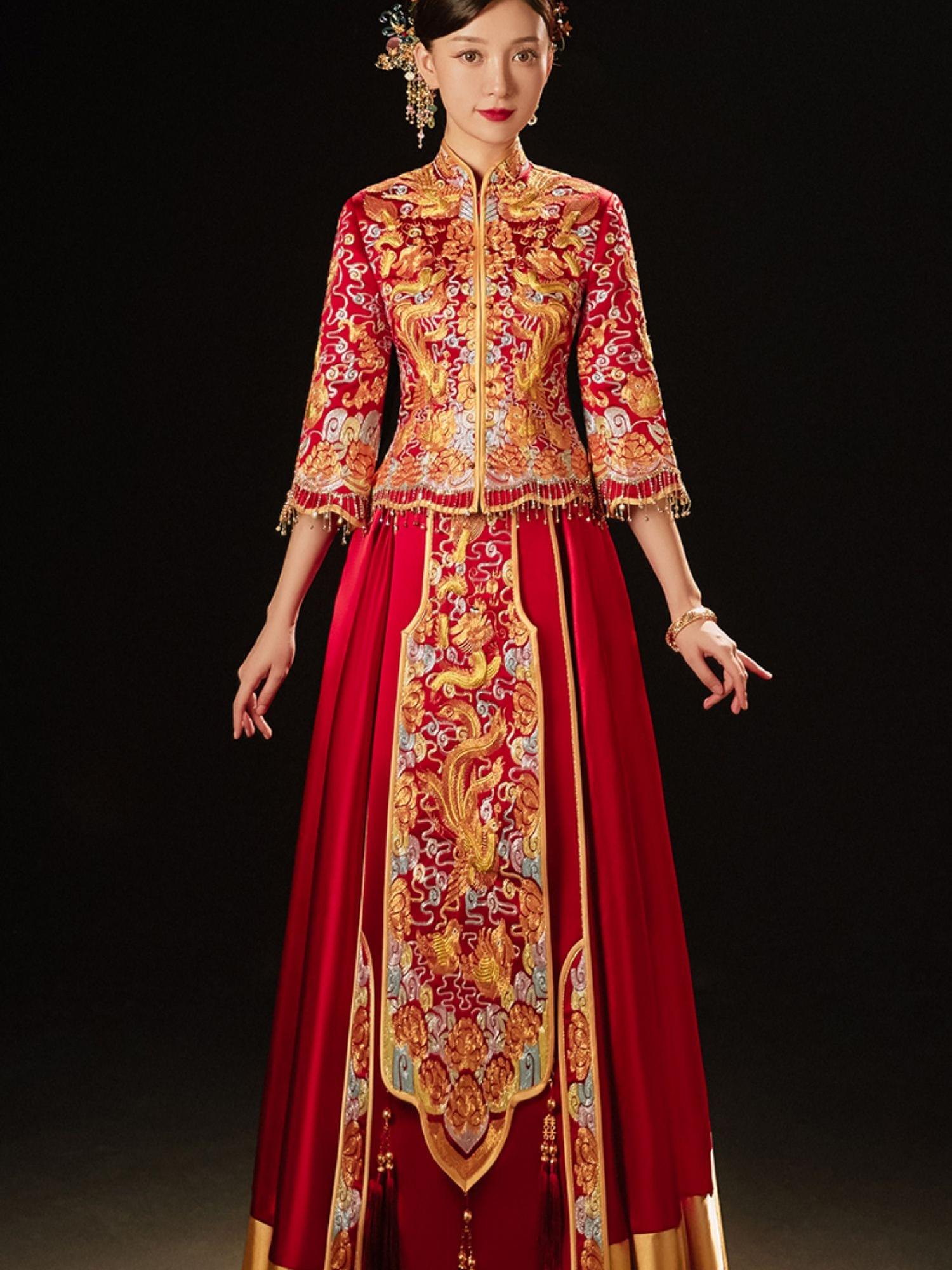 【GM婚纱超值精选】秀禾中式+伴娘服两件