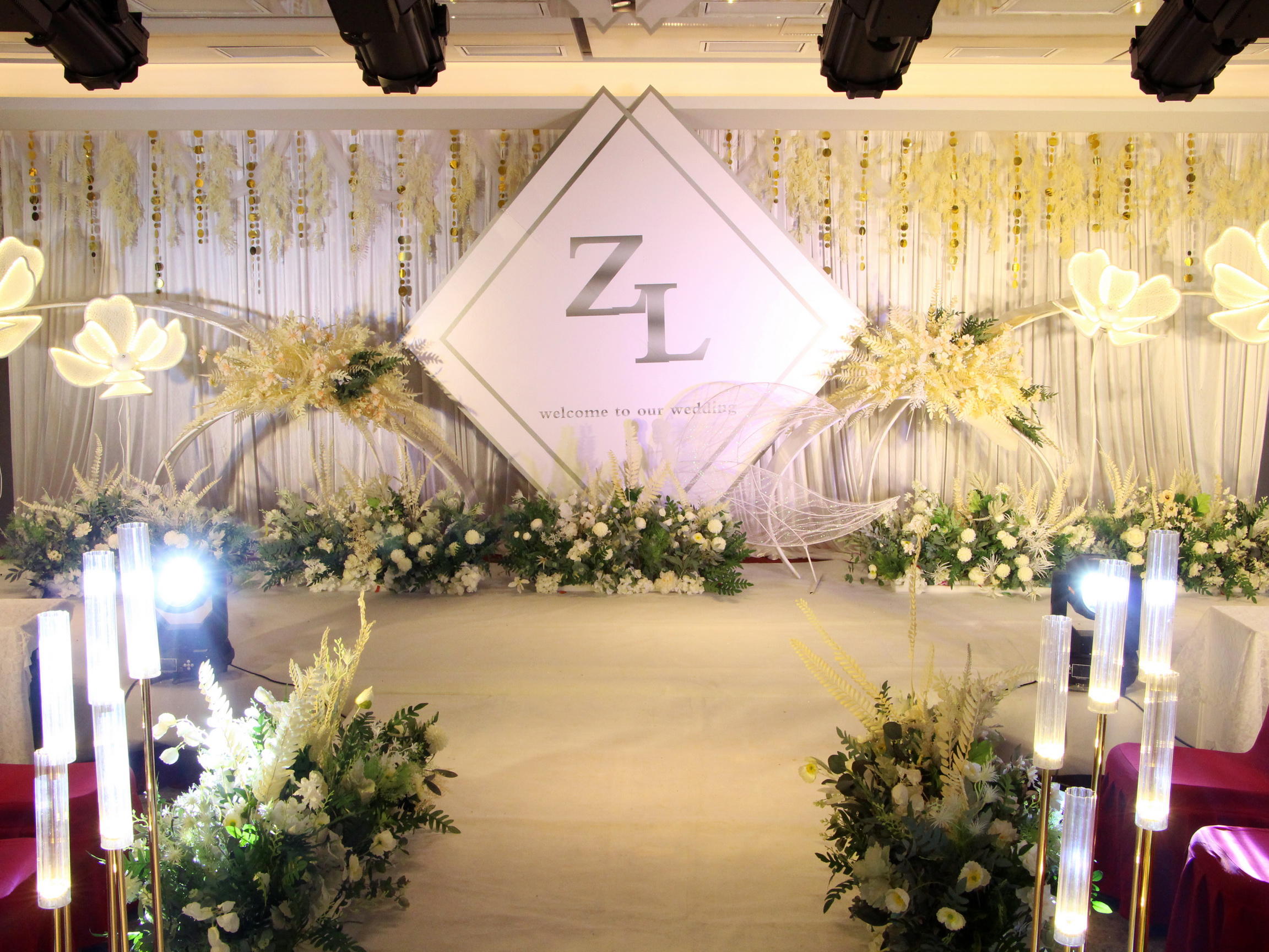 泰安柏悦婚礼2021婚礼新风尚香槟色系简约婚礼