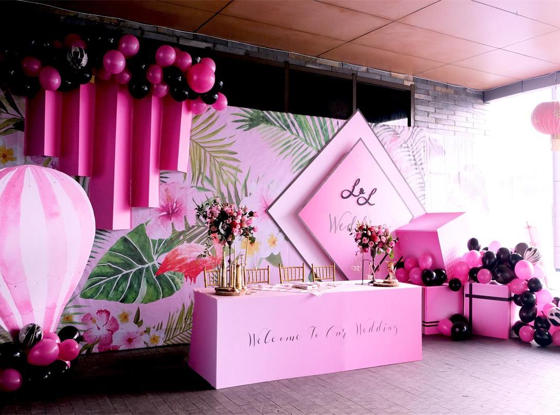 2019下半年火爆··粉色ins风婚礼