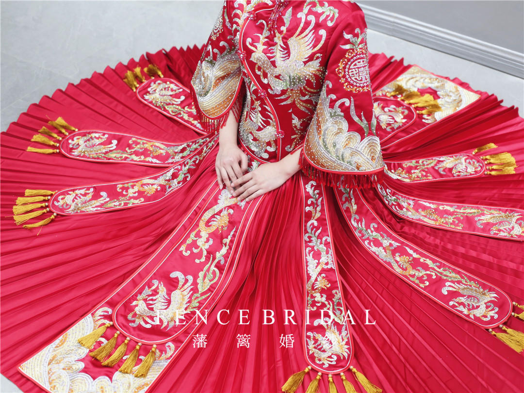 【藩篱婚纱】奢华定制款主纱+盘绣秀和服+敬酒套餐