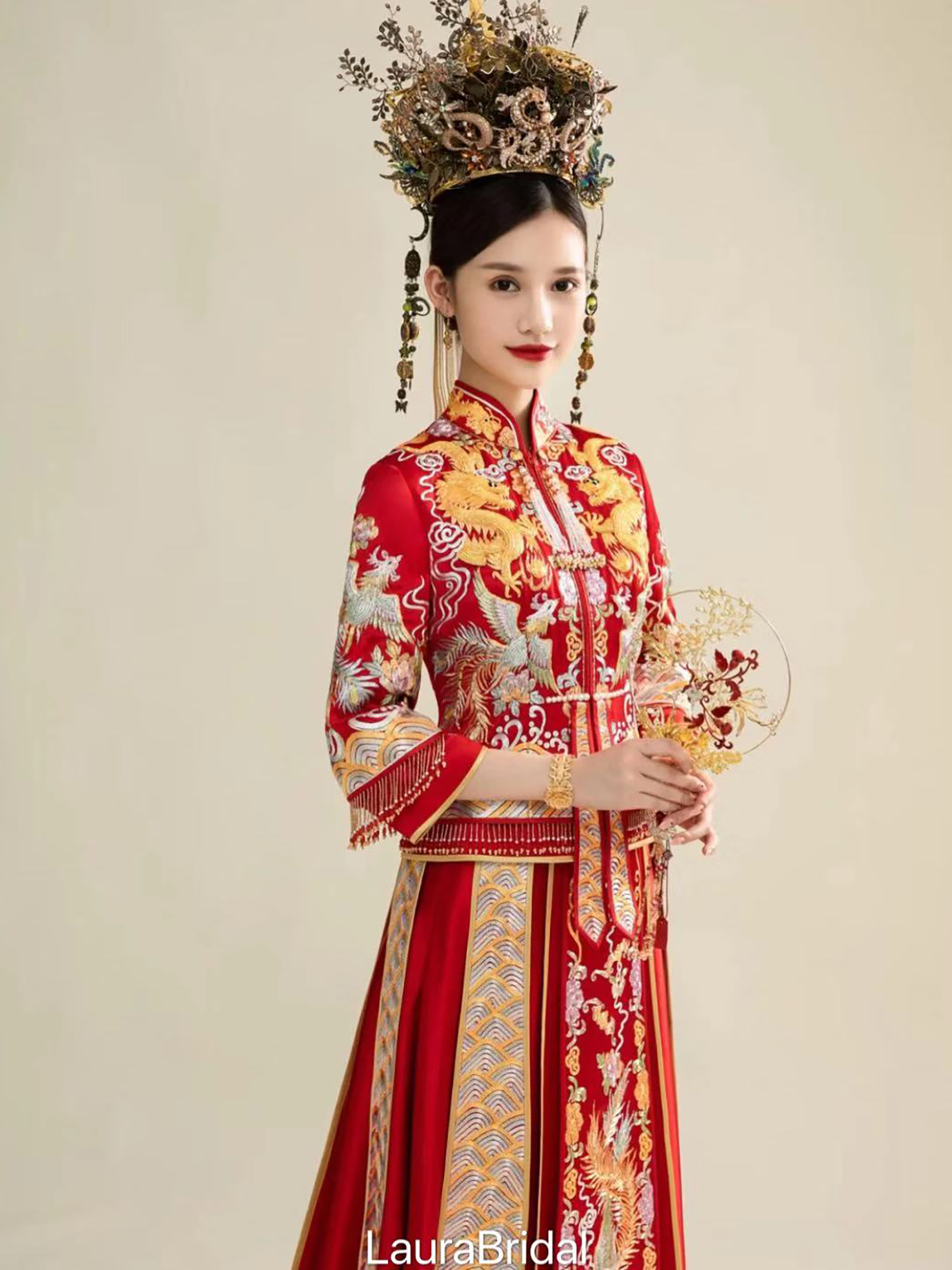【超值特惠】高定婚纱3件租赁套餐中式+主纱+敬酒