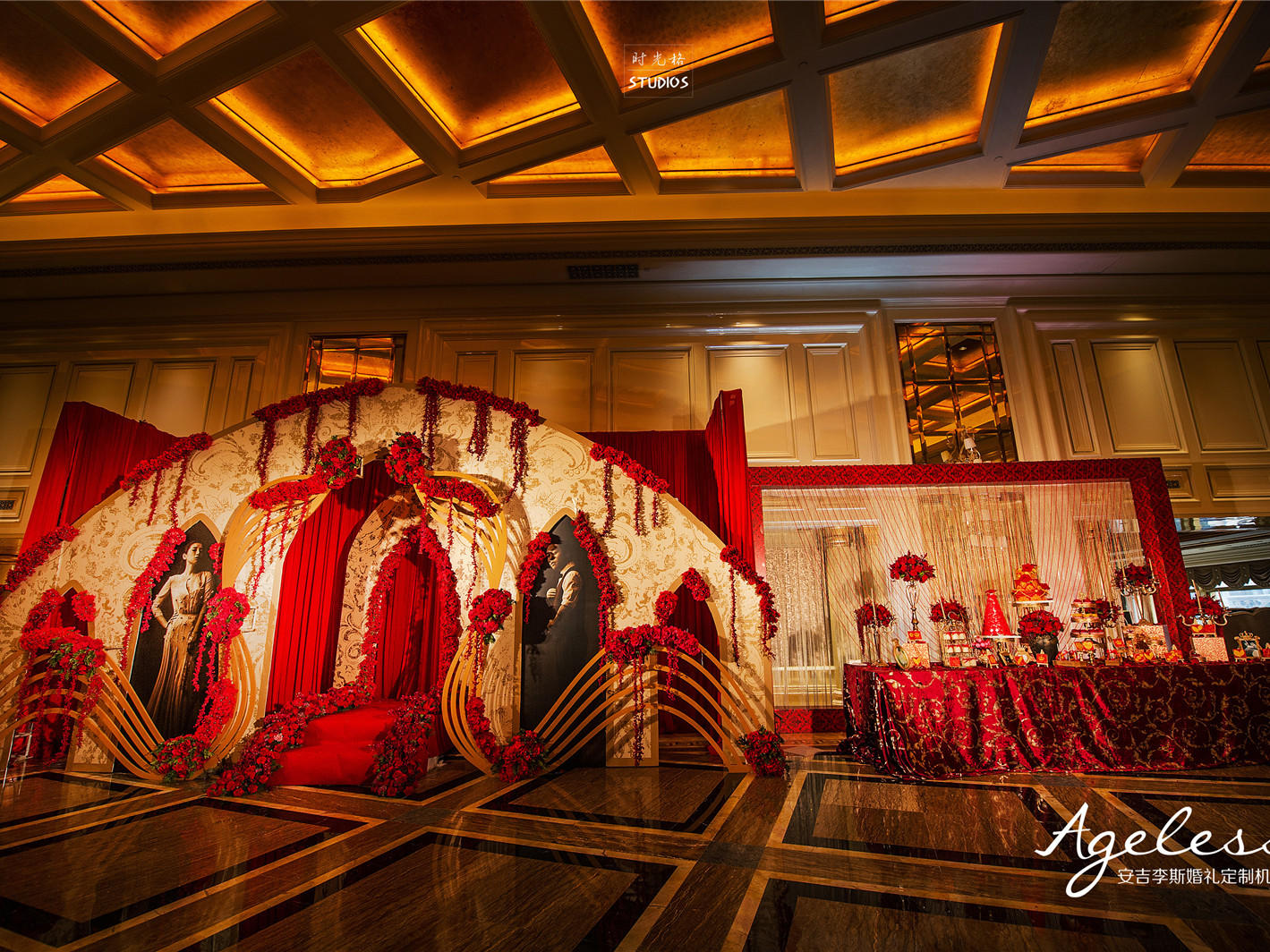 Absolute丨女王范红金色欧式宫廷风