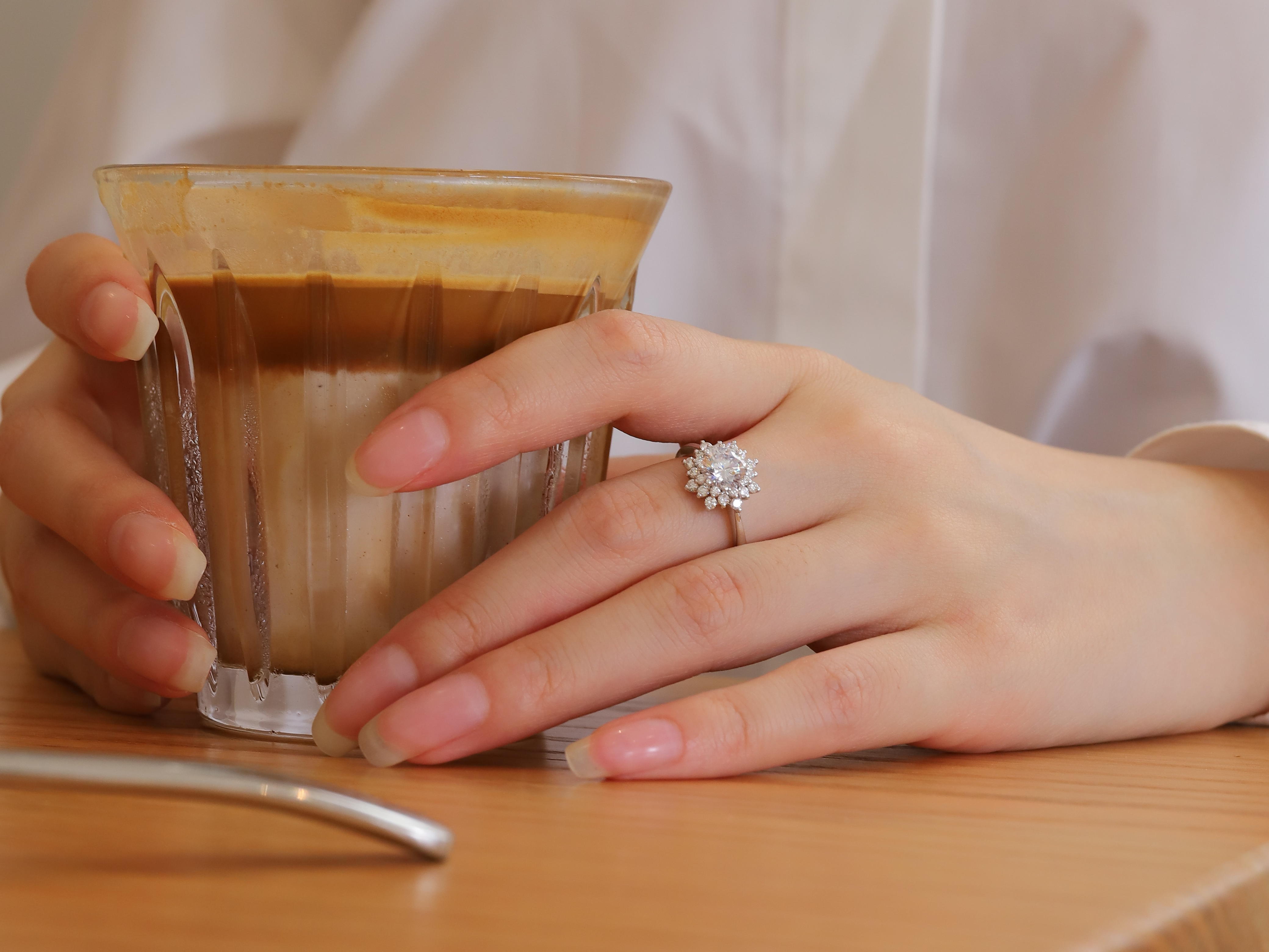 【SEELUV誓言】芙丽嘉 18K白金 显大款