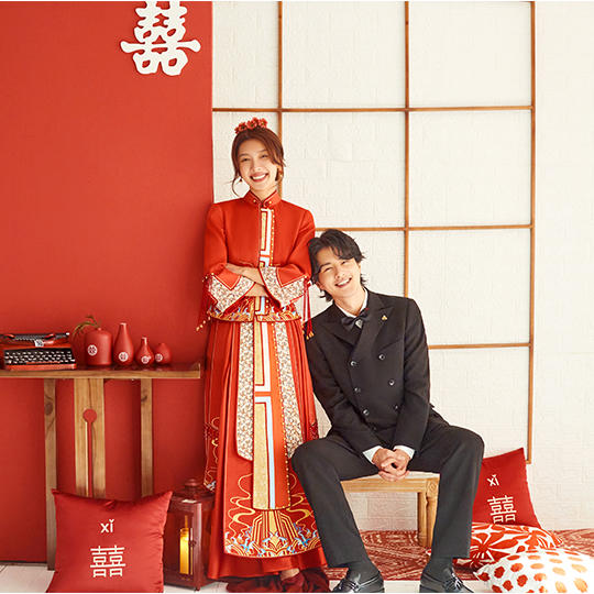 婚纱照必拍《佳偶天成》经典新中式婚纱照
