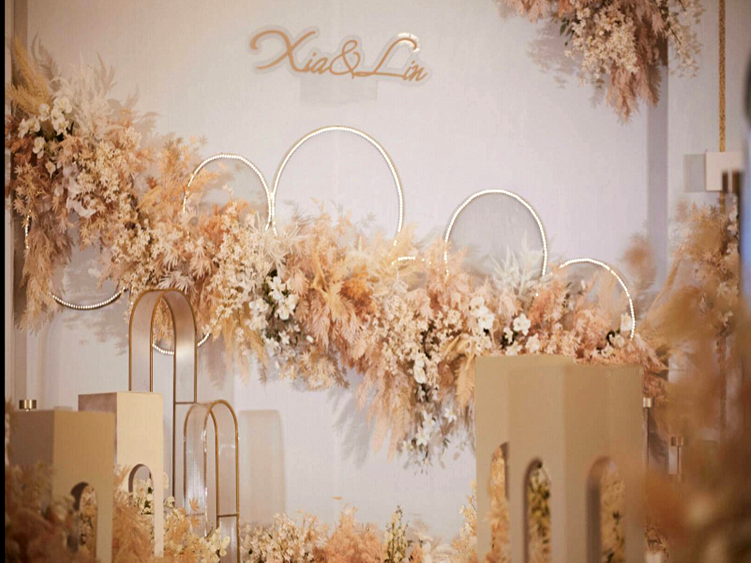 【滕州久久婚庆】2021款小预算香槟色轻奢婚礼