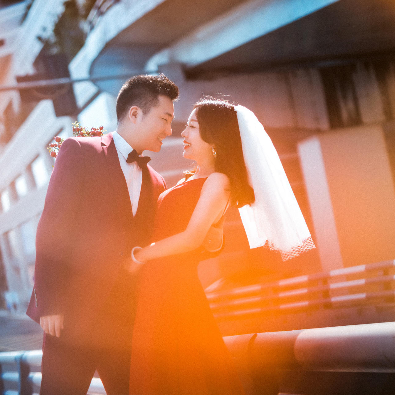  重庆来福士 洪崖洞 重钢老厂老城记忆婚纱照