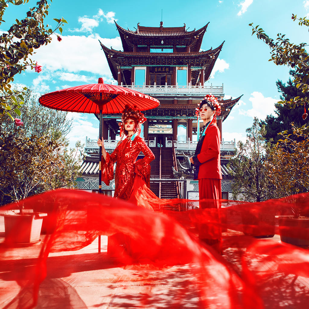 【大理丽江昆明】补贴机票送婚纱3天2晚住宿