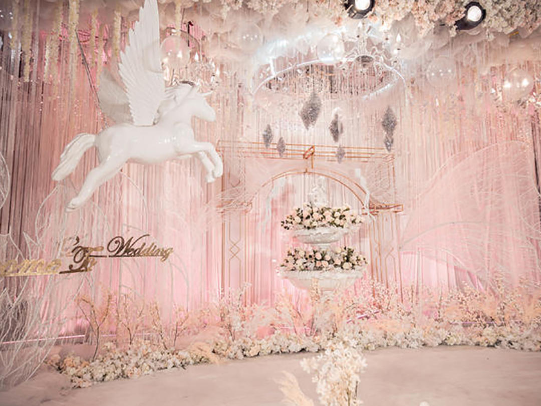 粉色公主专属高端浪漫婚礼
