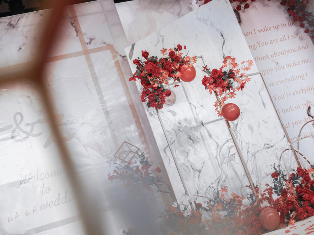 麦琪婚礼《W&R》 红白简约风婚礼