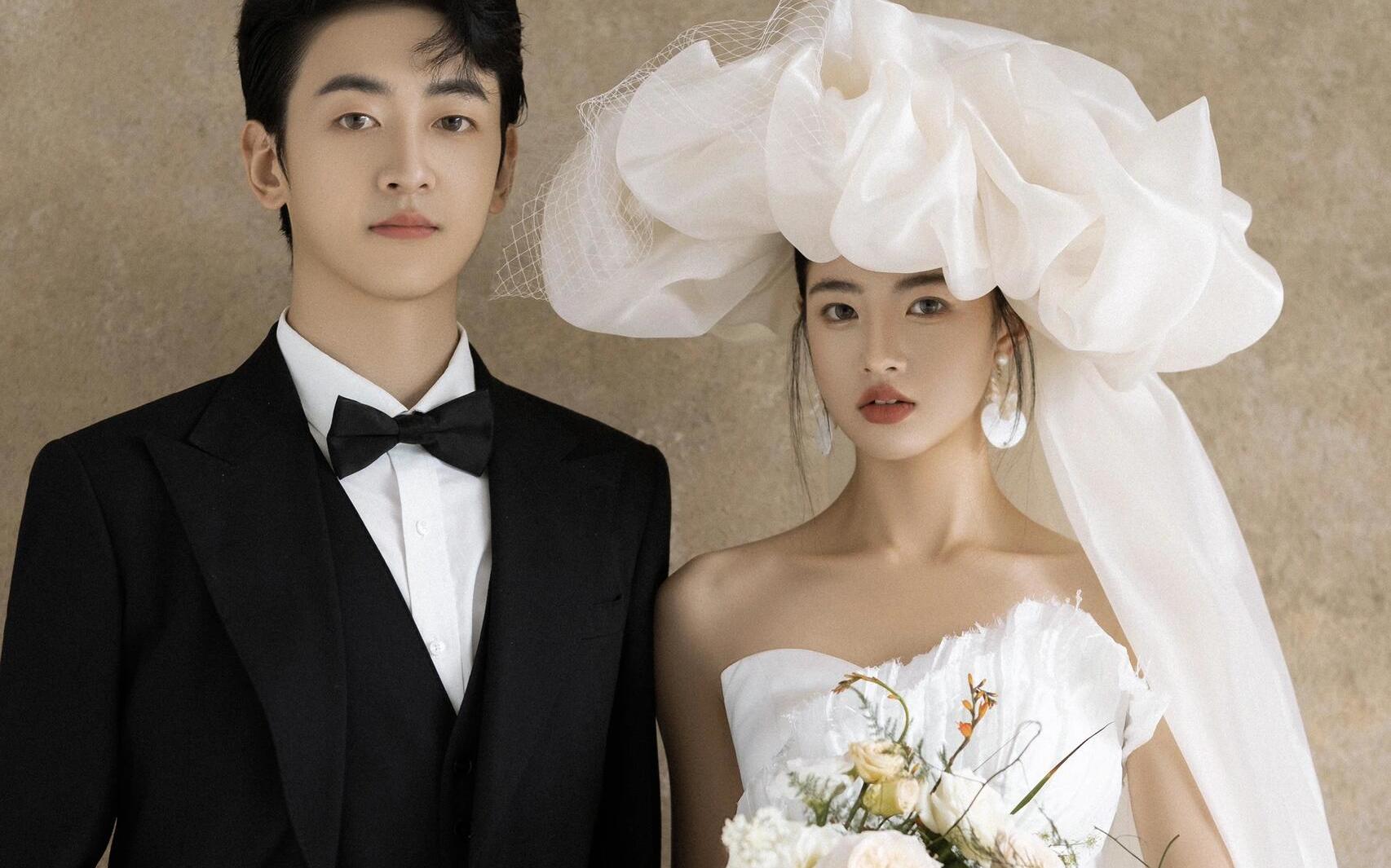 法式内景婚纱照