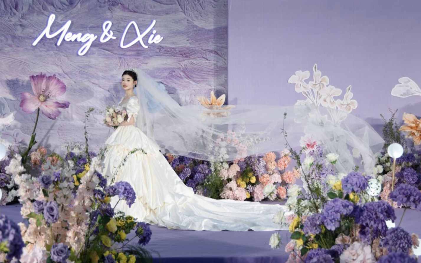 谁能拒绝这场梦幻到犯规的紫色婚礼啊！！